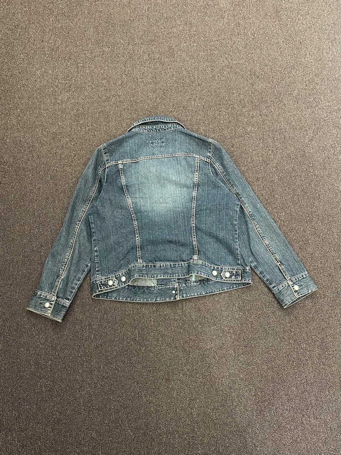 OS)Japanese vintage 여성 데님 자켓 상품이미지4