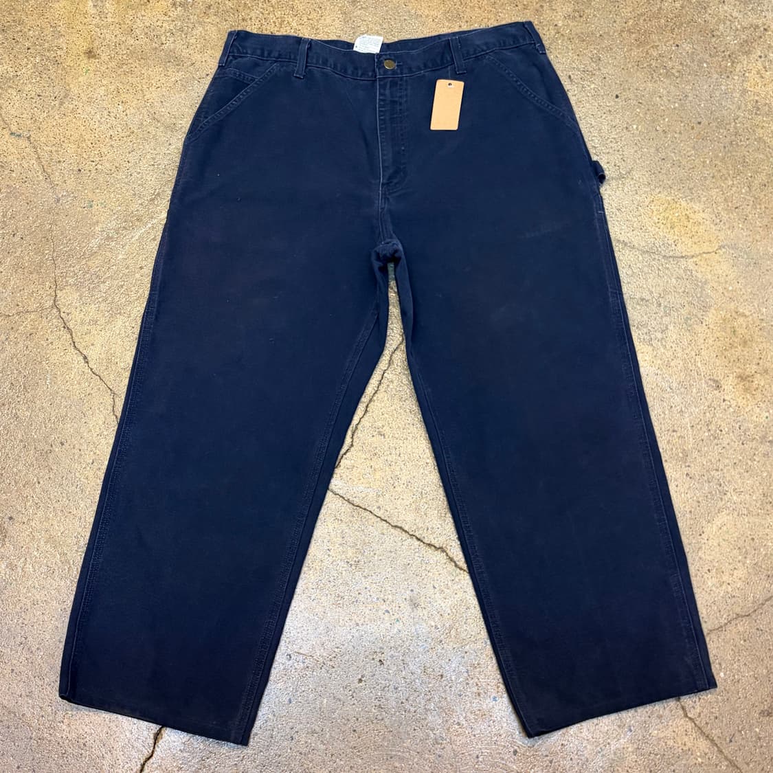 00s USA 빈티지 칼하트 헤비코튼 싱글니 워크팬츠 상품이미지1