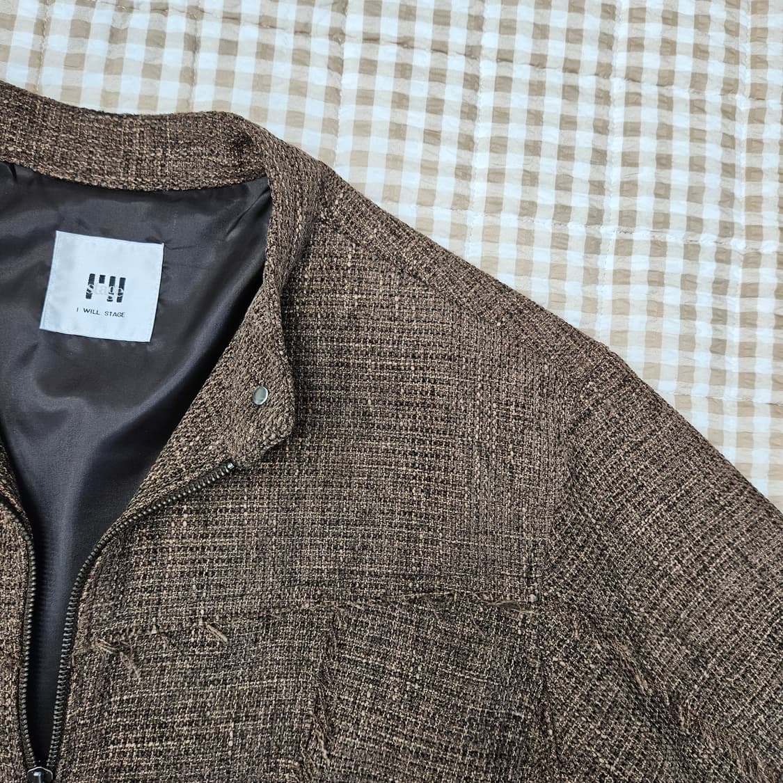 stage 크롭 간절기 자켓 남자100 상품이미지3