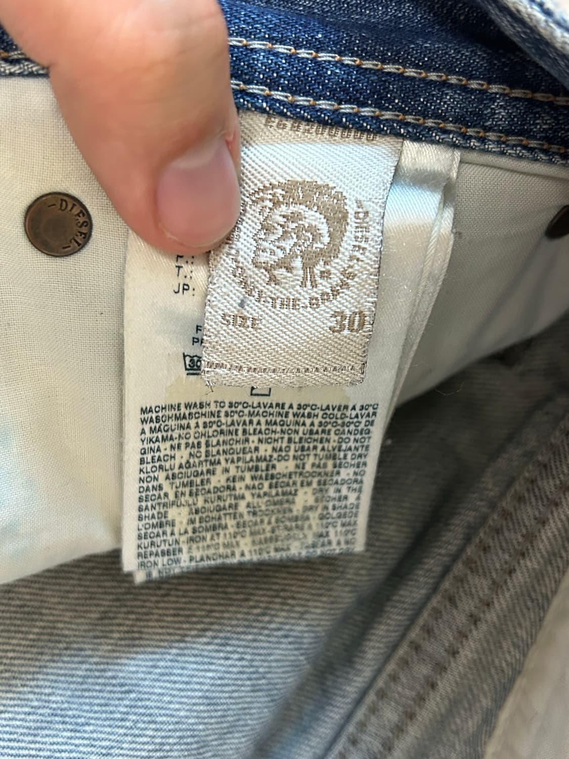 디젤 뉴펜커 부츠컷 데님 상품이미지4