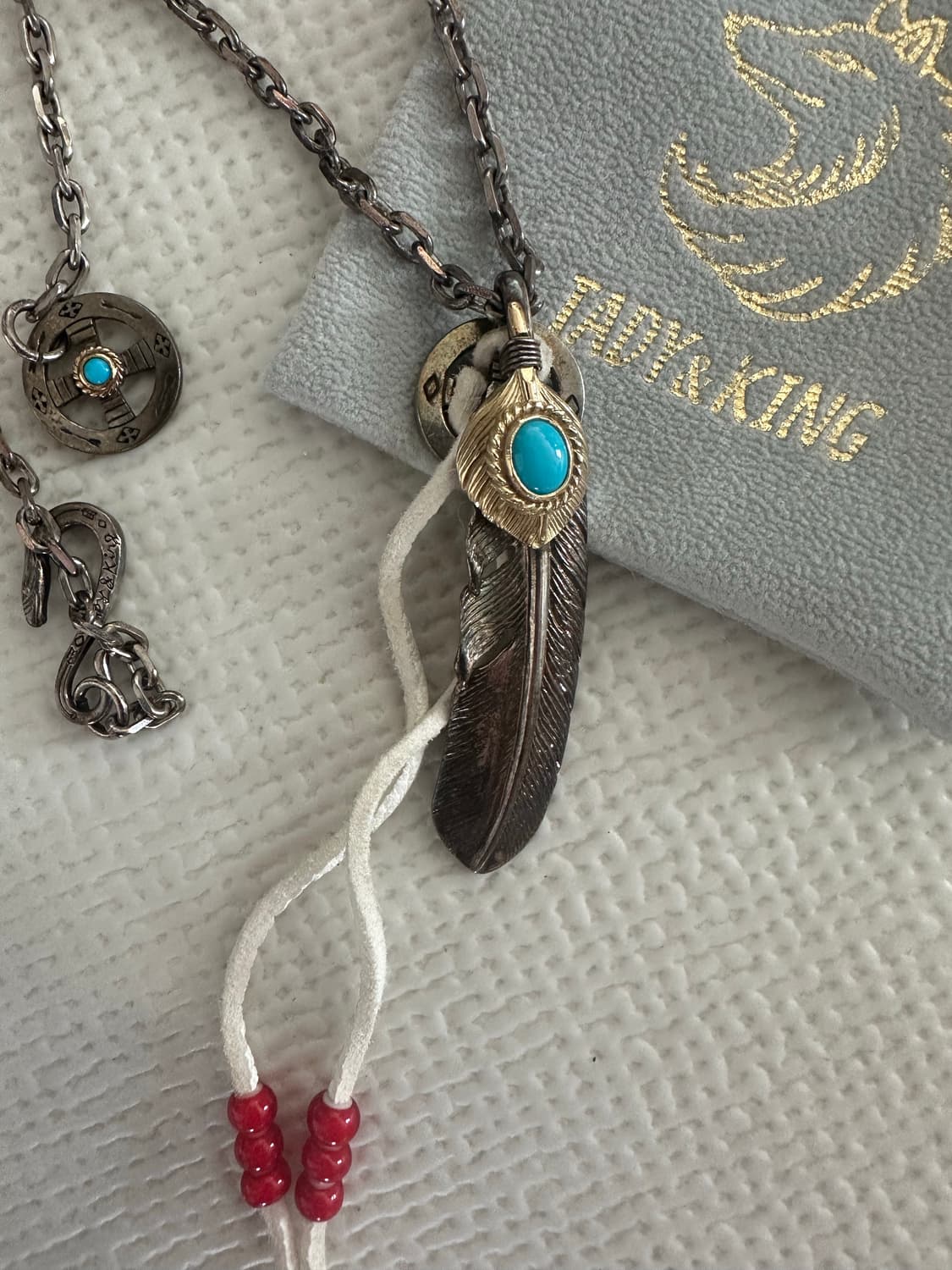 타디킹 특대 금줄 터키 페더 50cm 목걸이 tady&king 상품이미지3