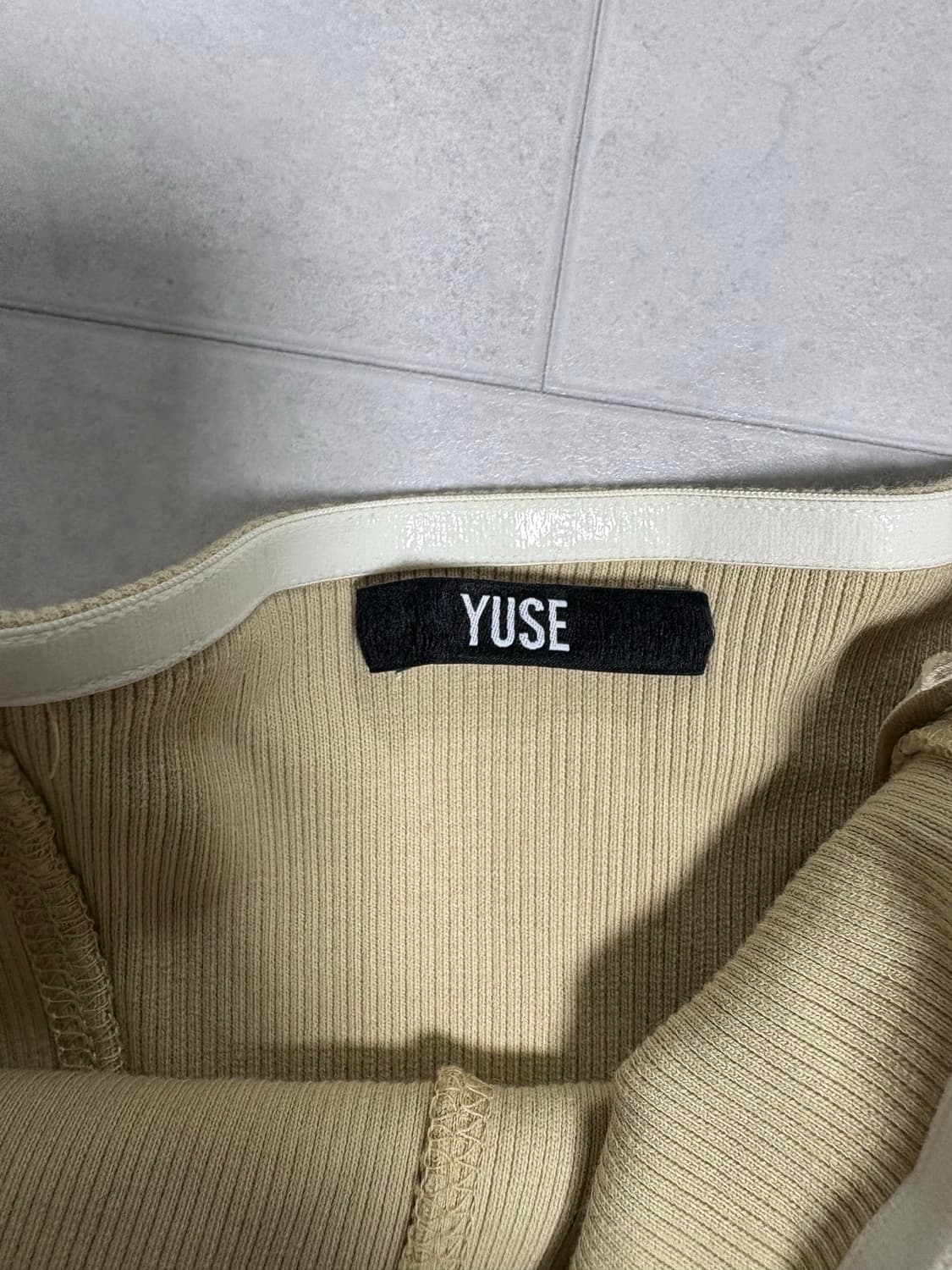 유즈 데님 탑 s 상품이미지3