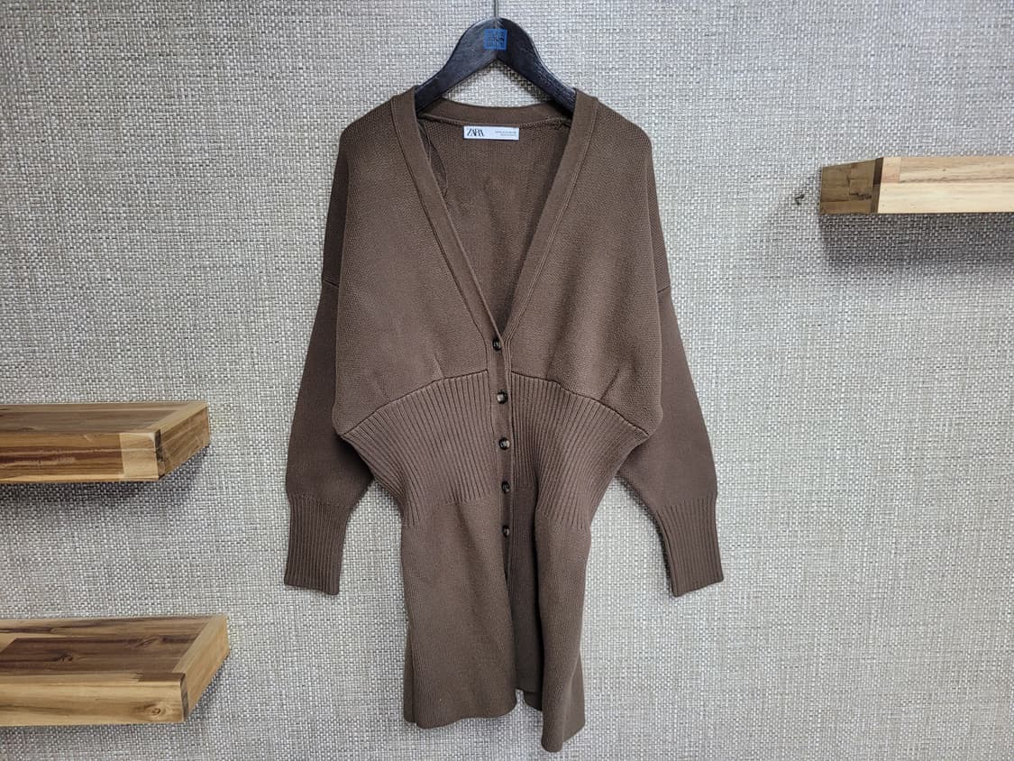 M사이즈 자라 니트 가디건 원피스 ZARA  상품이미지1