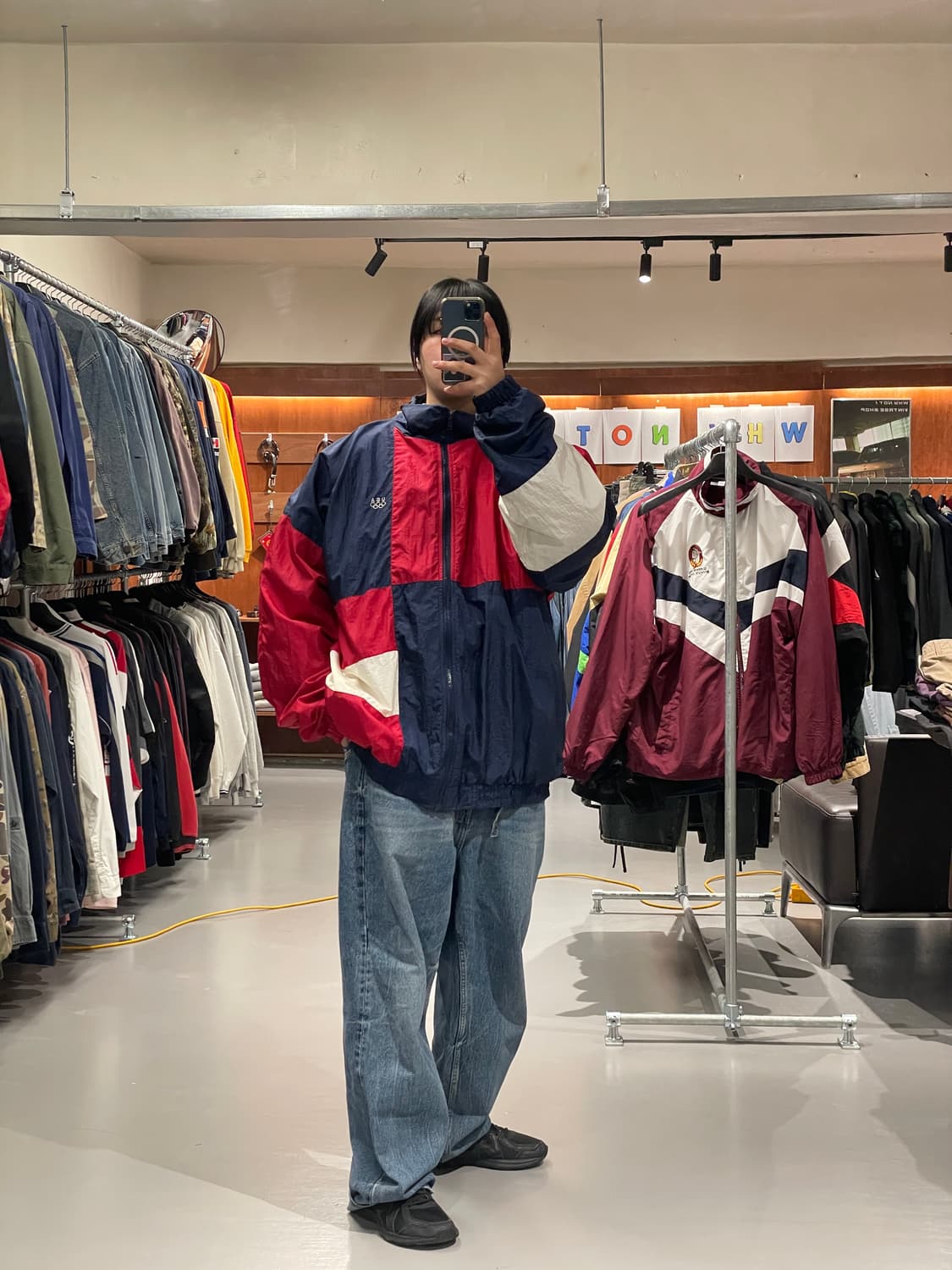 90s 올림픽 팀 바람막이 자켓 상품이미지3