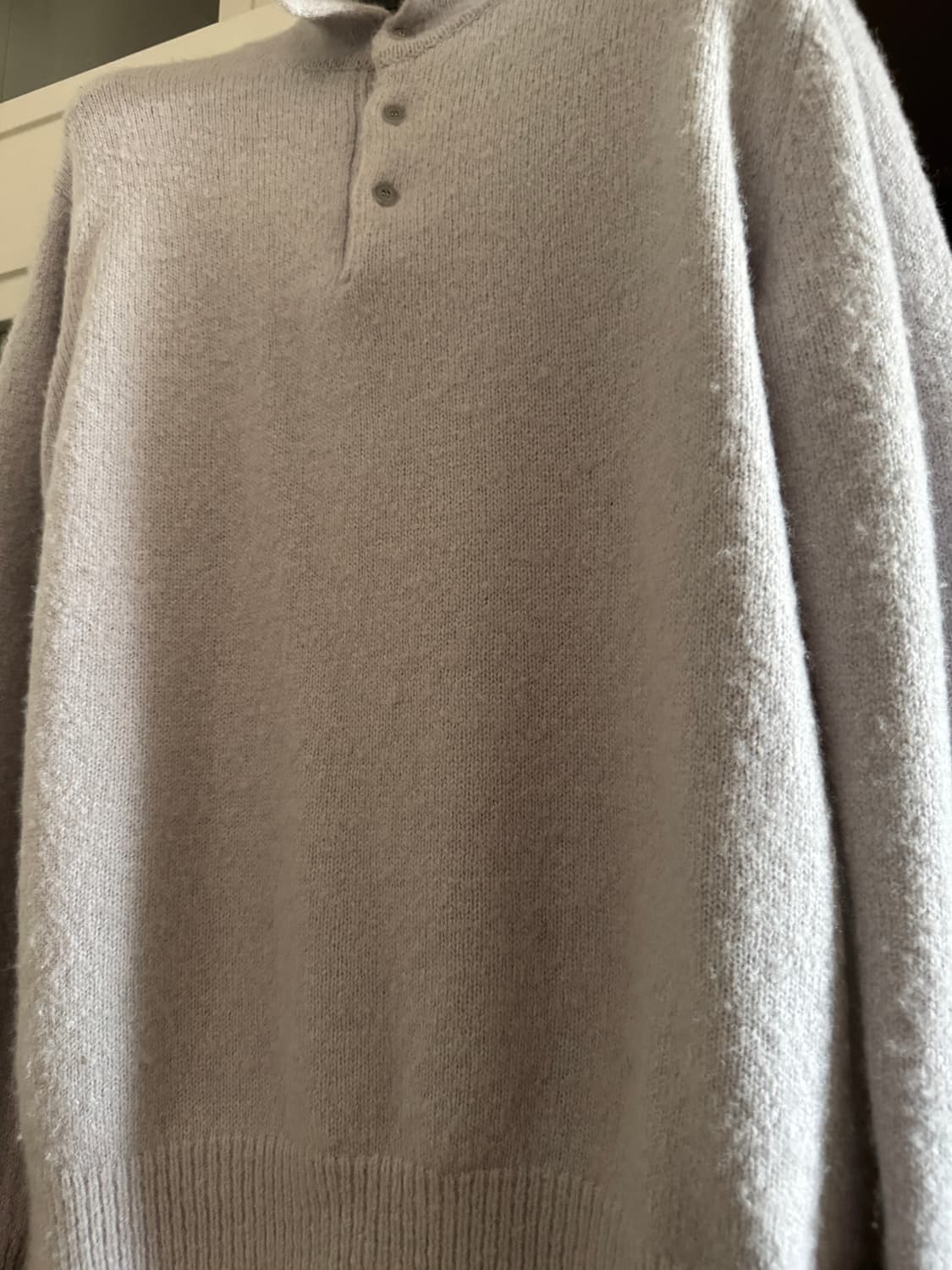 포터리 헤어리 그레이 니트 상품이미지4