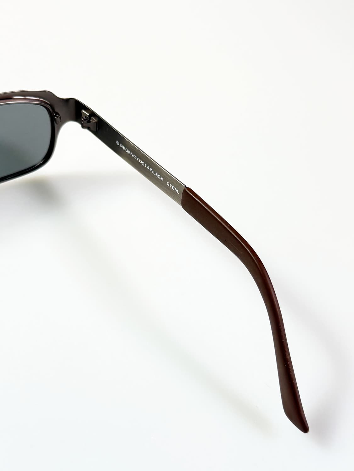 90s REGENCY 실버 메탈릭 스퀘어 빈티지 선글라스 상품이미지6