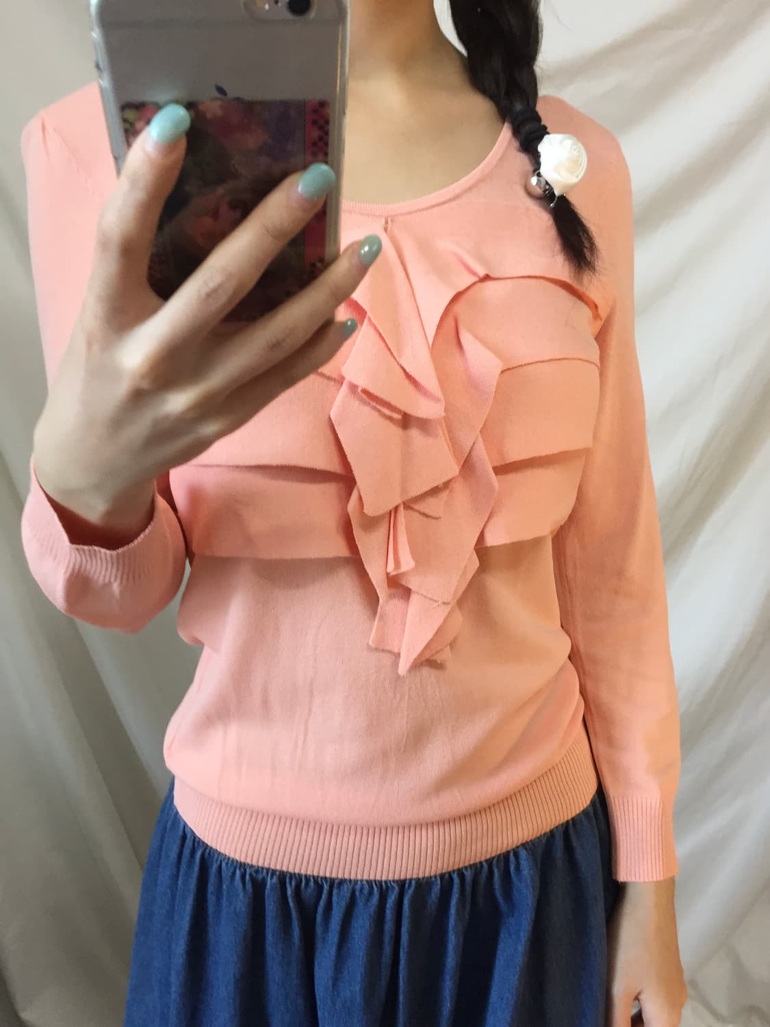 프릴 코랄 탑 상품이미지8