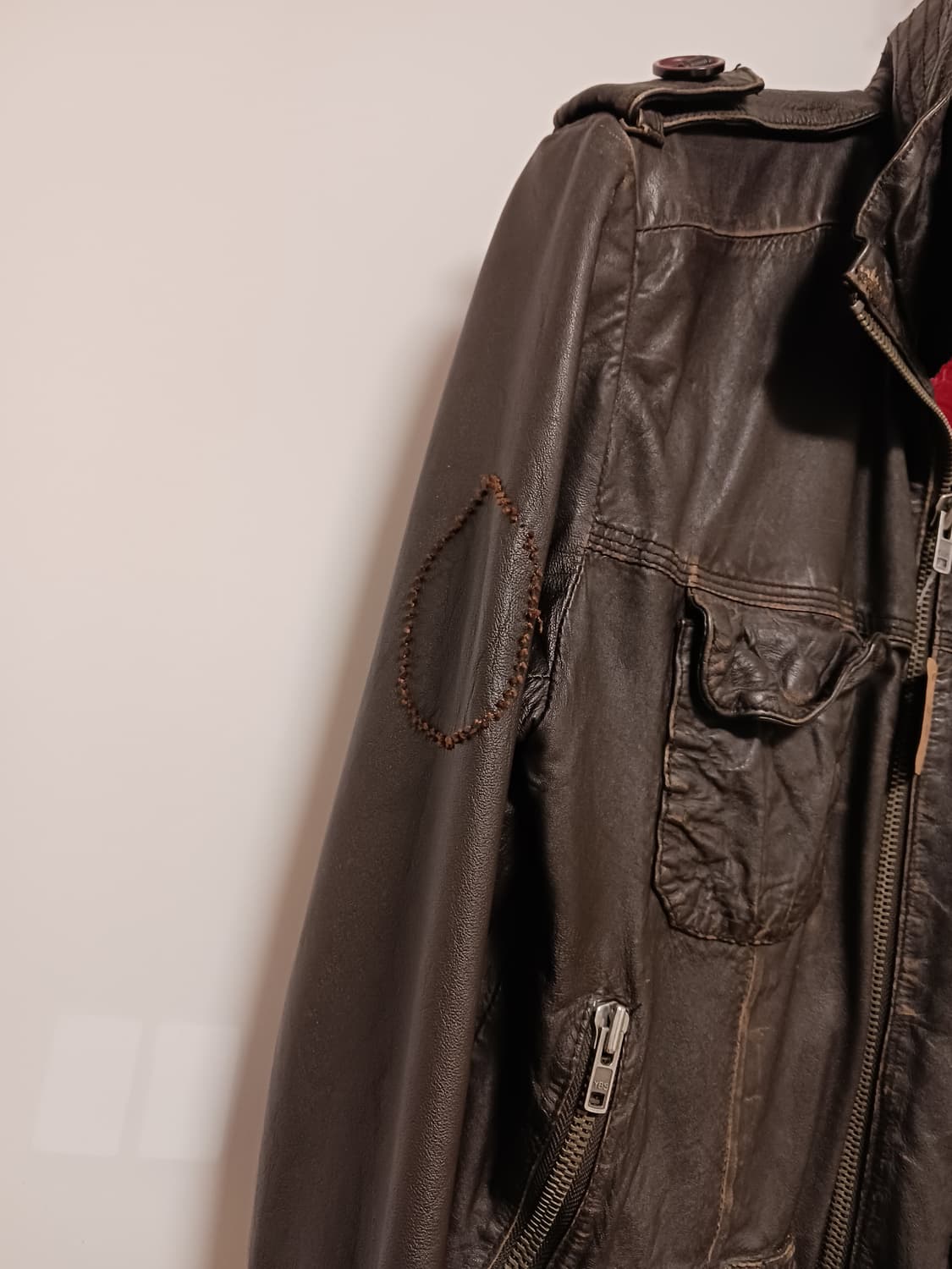 슈퍼드라이 리얼레더자켓 상품이미지3