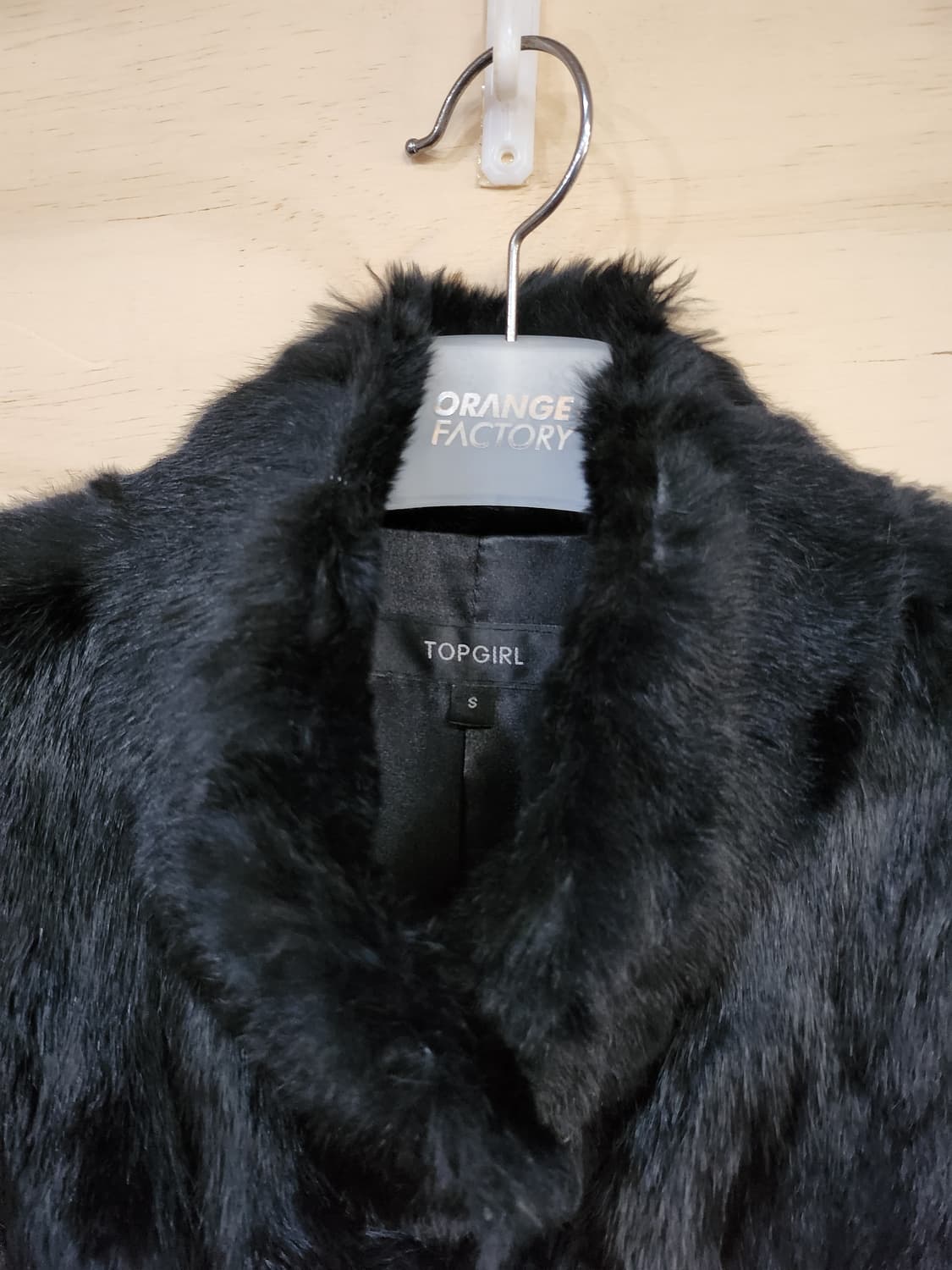 589) 탑걸 토끼털 7부 퍼 자켓 상품이미지4