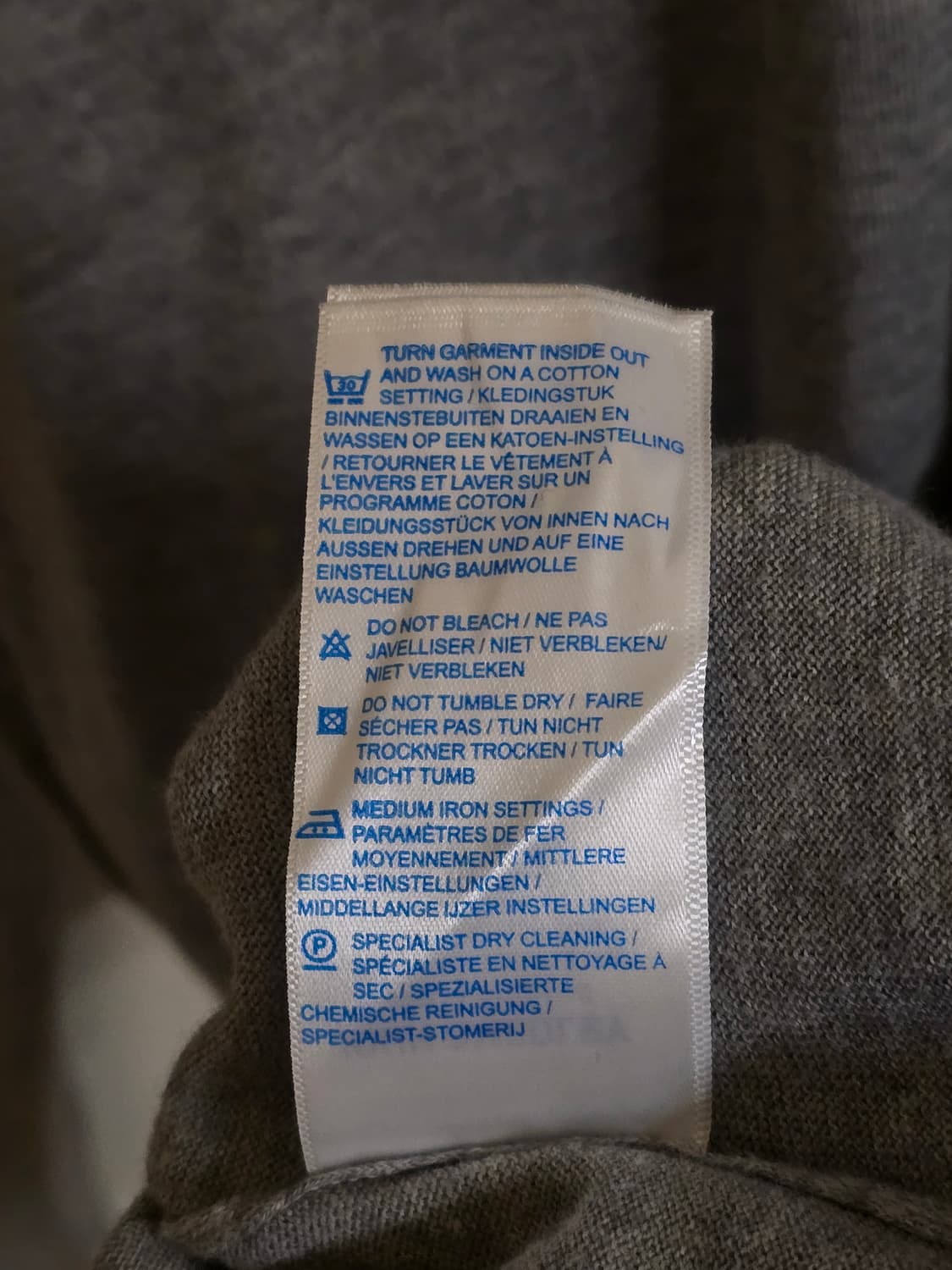 John Smedley 존 스메들리 브이넥 롱슬리브 그레이 M 상품이미지7