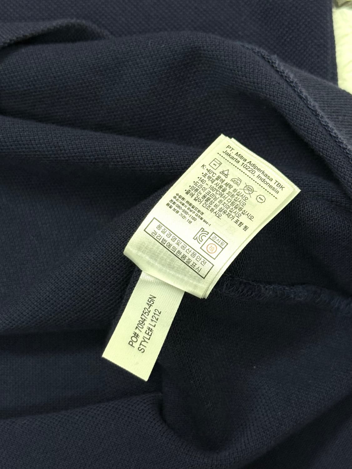남성 3XL / 라코스테 반팔 카라티 네이비  상품이미지6