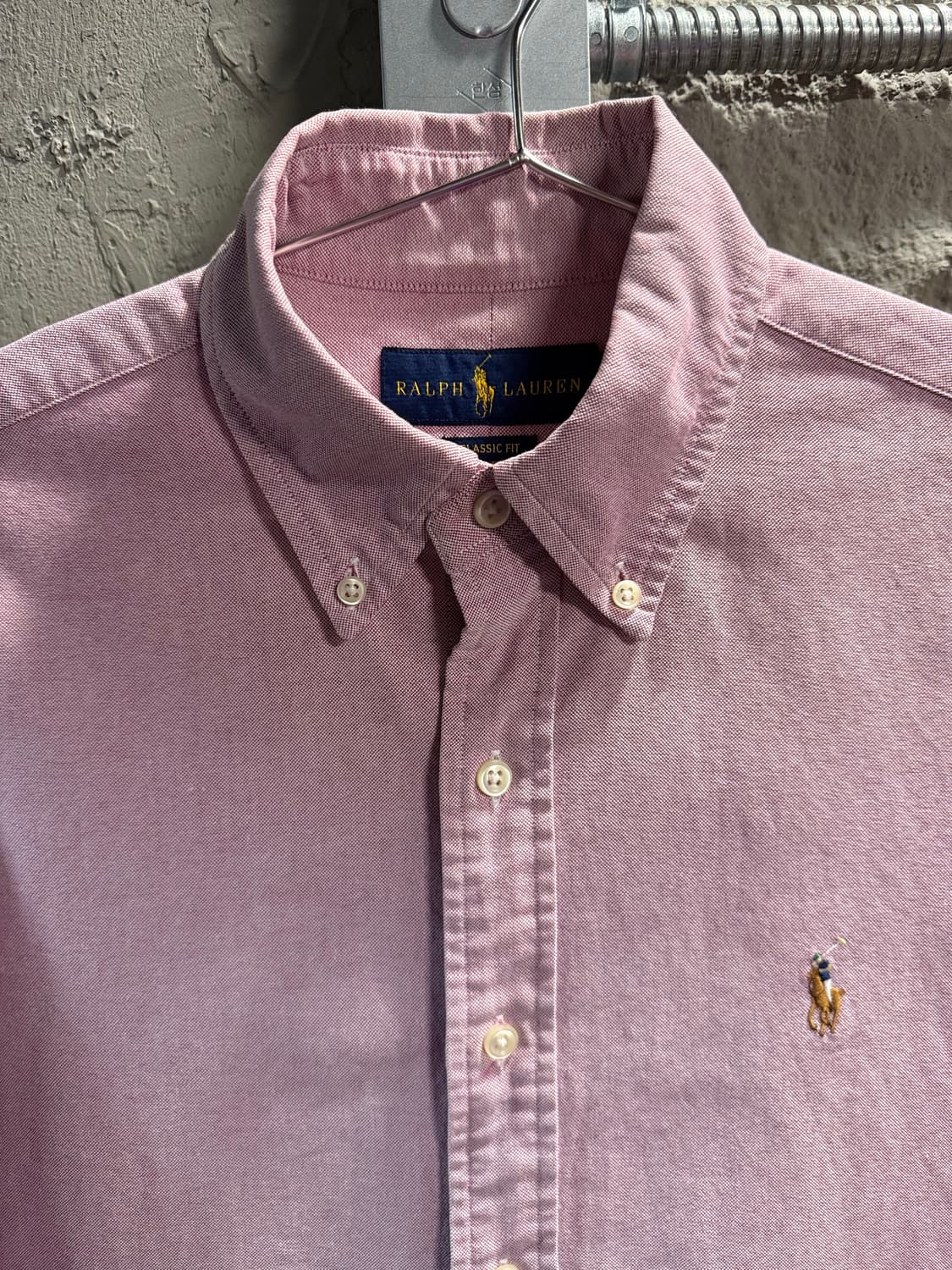 폴로 랄프로렌  클래식 핏 옥스포드 버튼다운 셔츠 퍼플 XS 상품이미지4