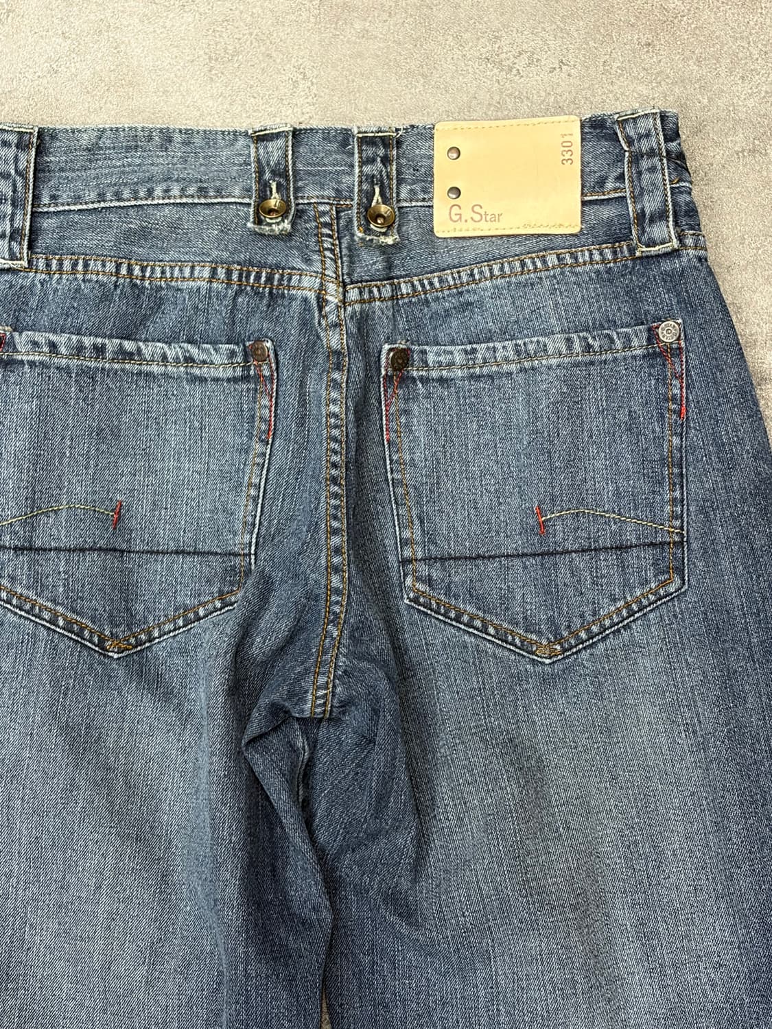 G-STAR RAW Belt Strap Wide Leg Denim Jea 상품이미지6