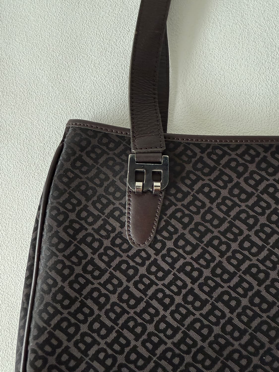 Pre owned 모노그램&레더 숄더백 상품이미지4