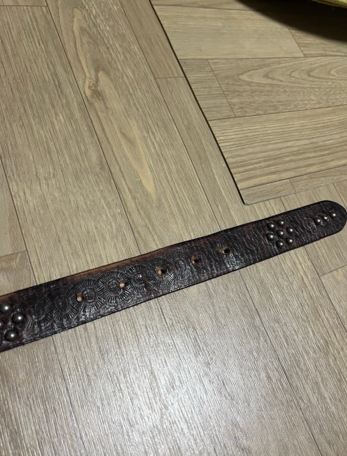 RRL 더블알엘 라스코 스터드 레더 벨트 30 상품이미지9