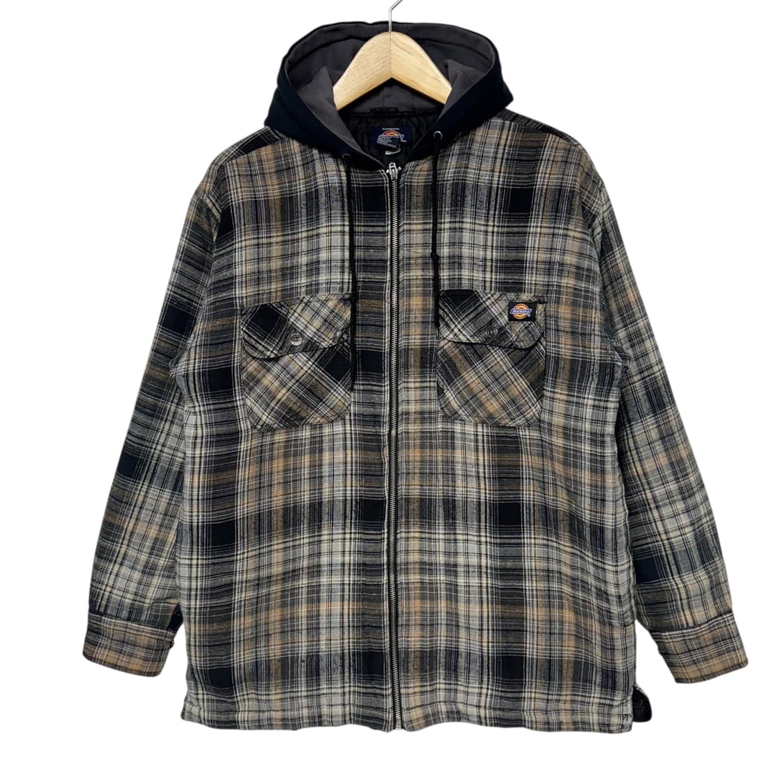 디키즈 플란넬 누빔 후드자켓 상품이미지1