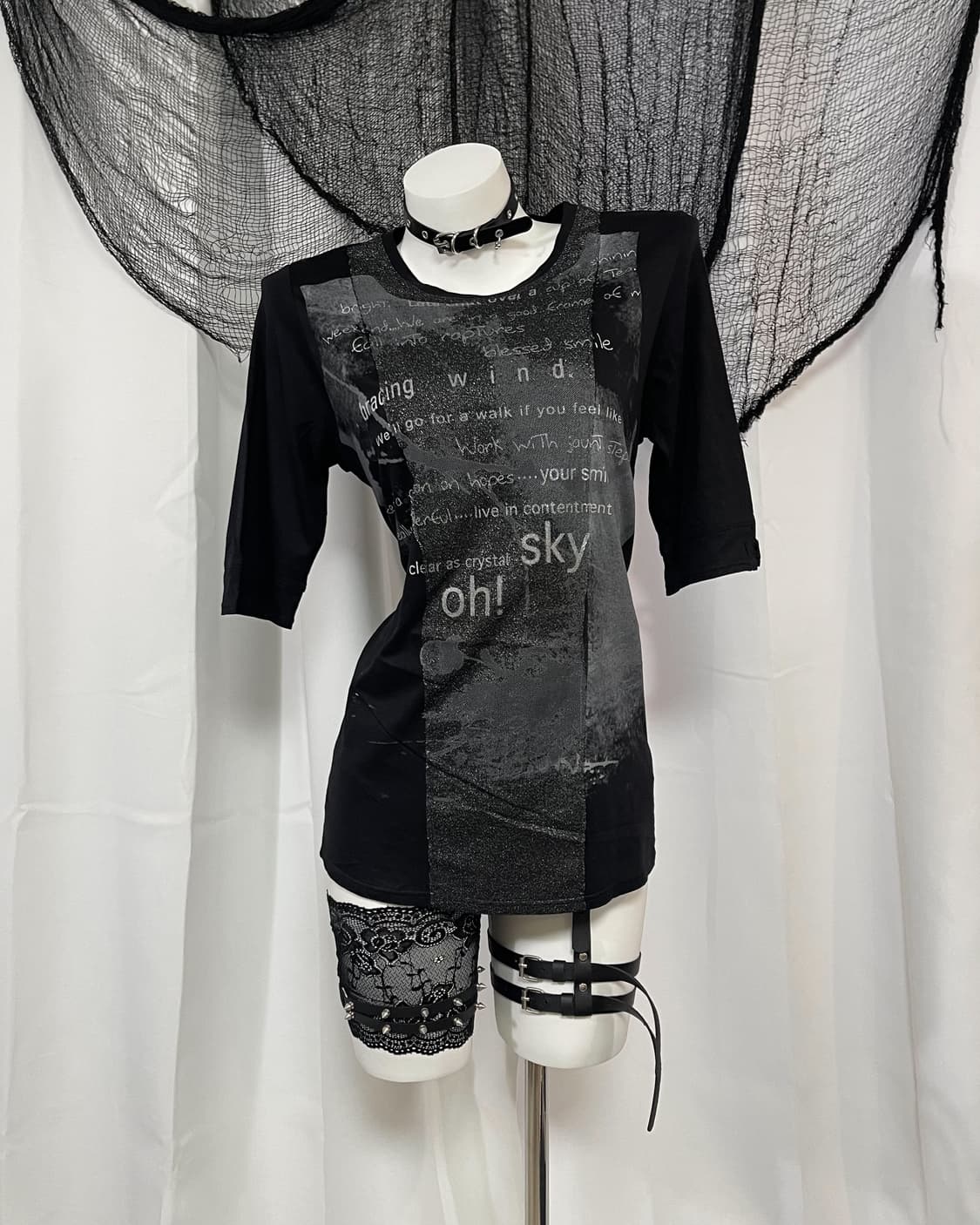 glitter lettering t-shirt 상품이미지1