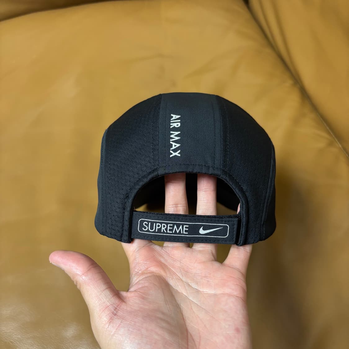 (Supreme x Nike) 슈프림x나이키 블랙 러닝캡 모자 Black 상품이미지7