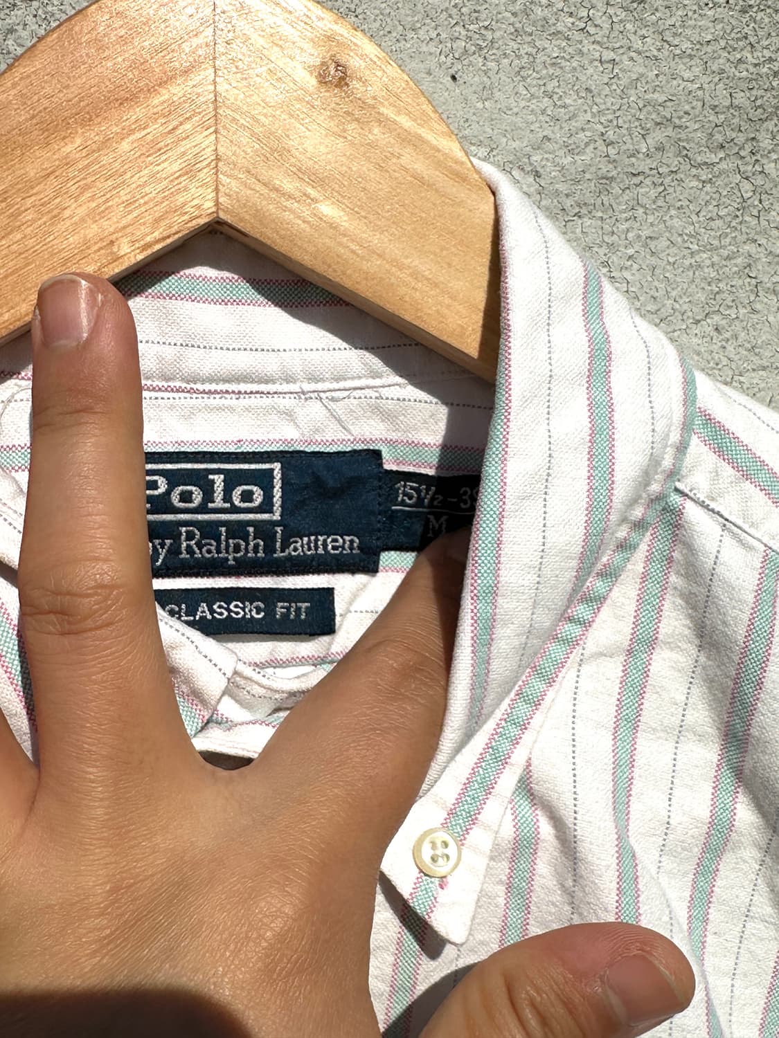 [XL] 폴로 랄프로렌 스트라이프 옥스포드 셔츠 b 상품이미지3