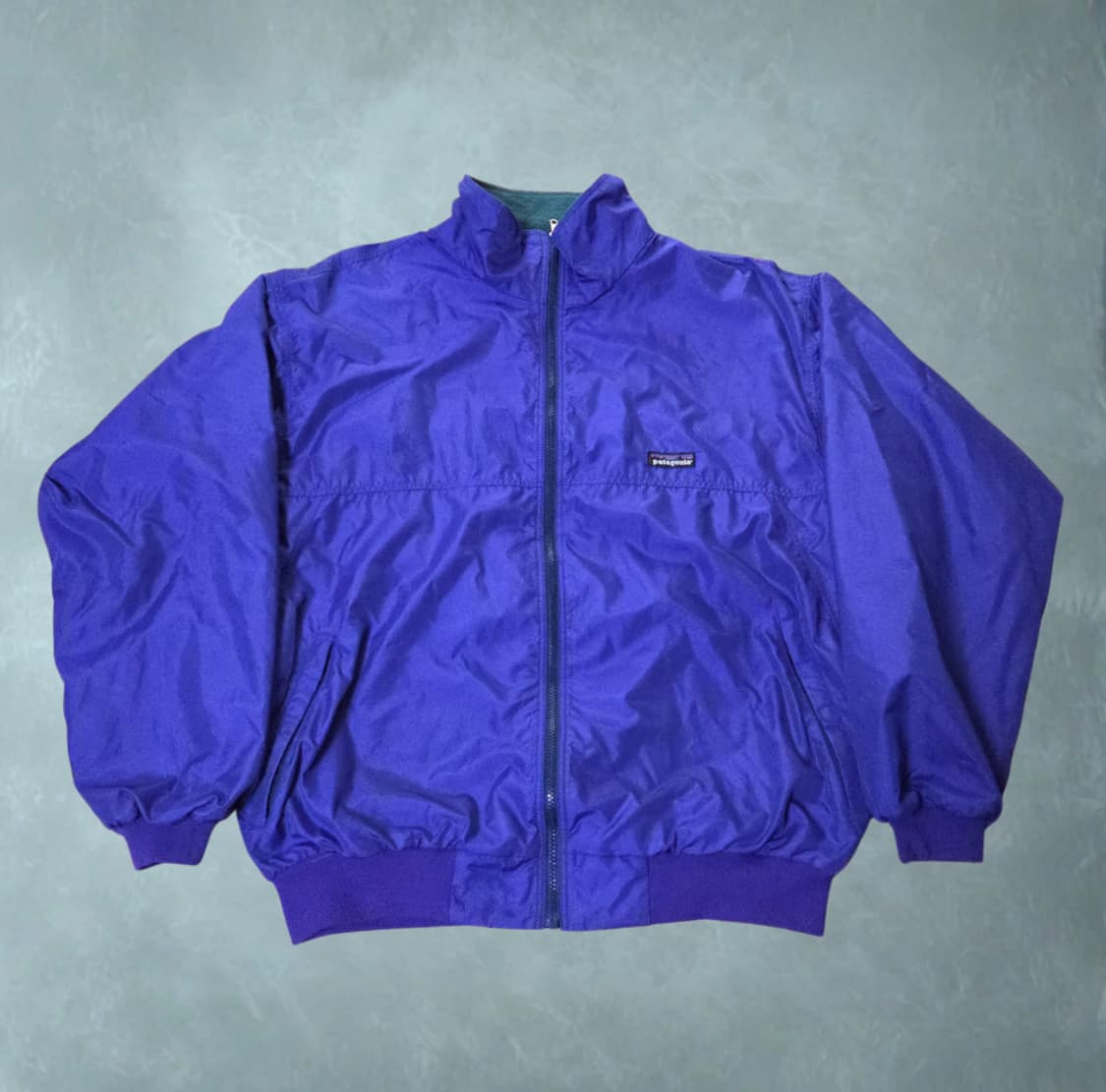 (XL)파타고니아 노스노우 90s 블루퍼플 나일론 신칠라 봄버 자켓 상품이미지2