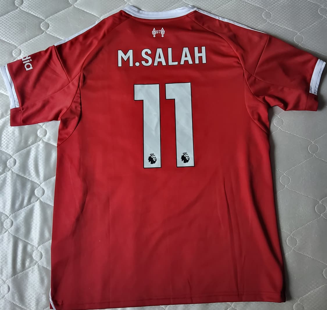 25-26 리버풀 살라 유니폼 풀마킹 팝니다 상품이미지2