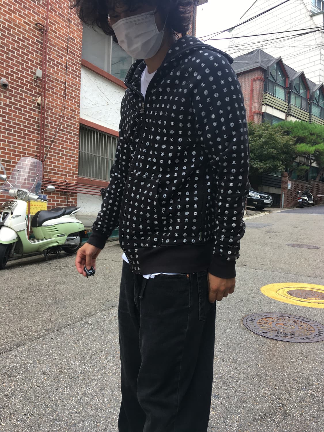 M) 90S STUSSY HOOD ZIP-UP 상품이미지1