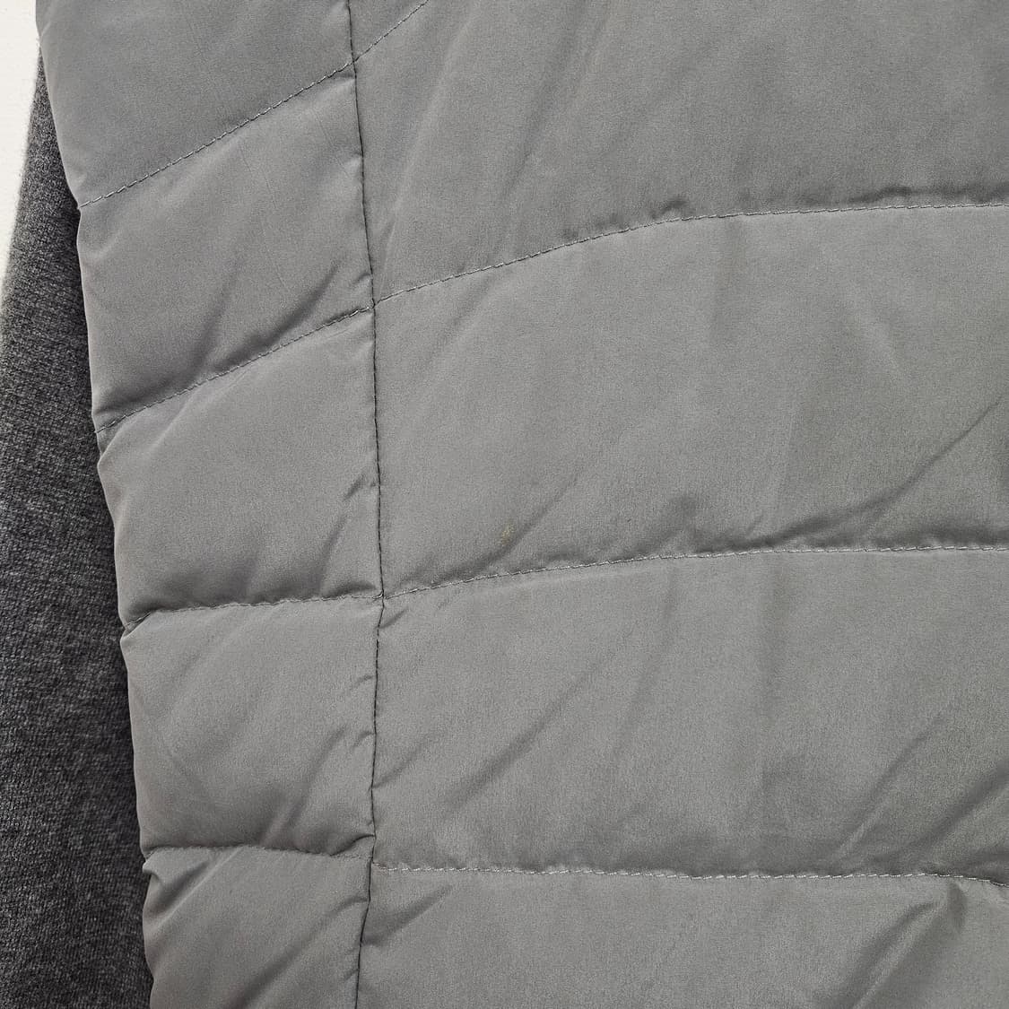 TIME 타임옴므 니트 구스다운 패딩 그레이 100 상품이미지5