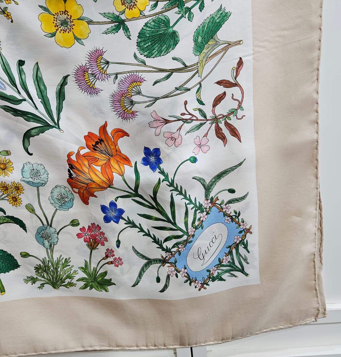 (구찌) 플로라빈티지 실크 스카프 상품이미지4