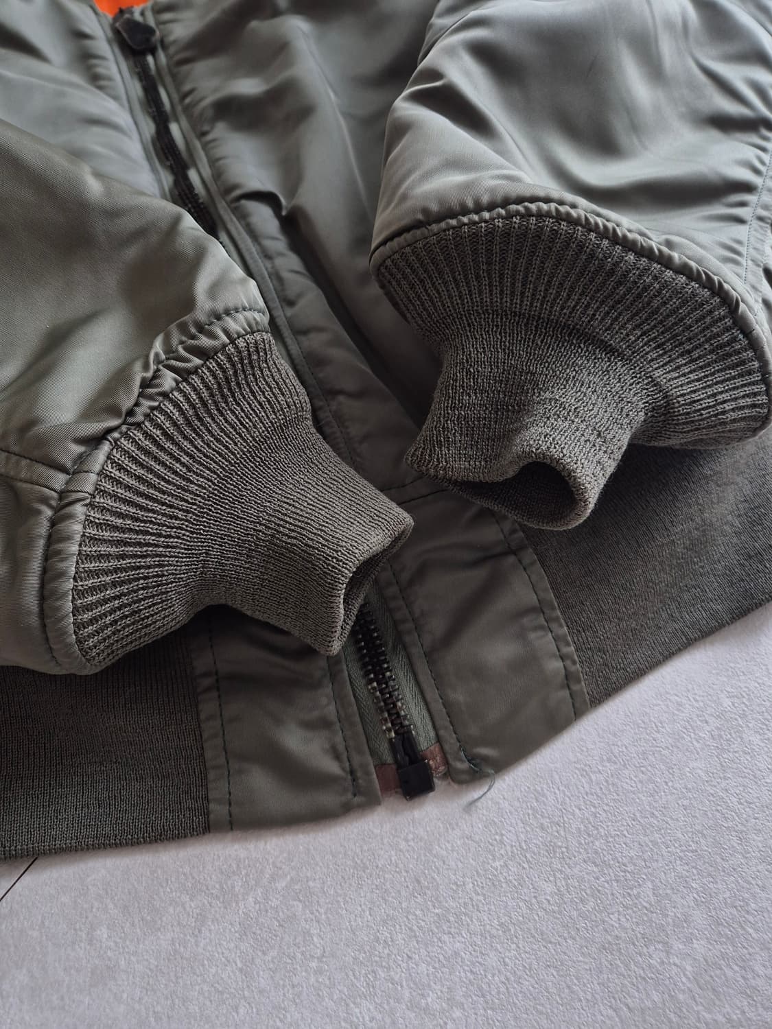 알파인더스트리 68년도Ma-1 정밀복각 Large 상품이미지7