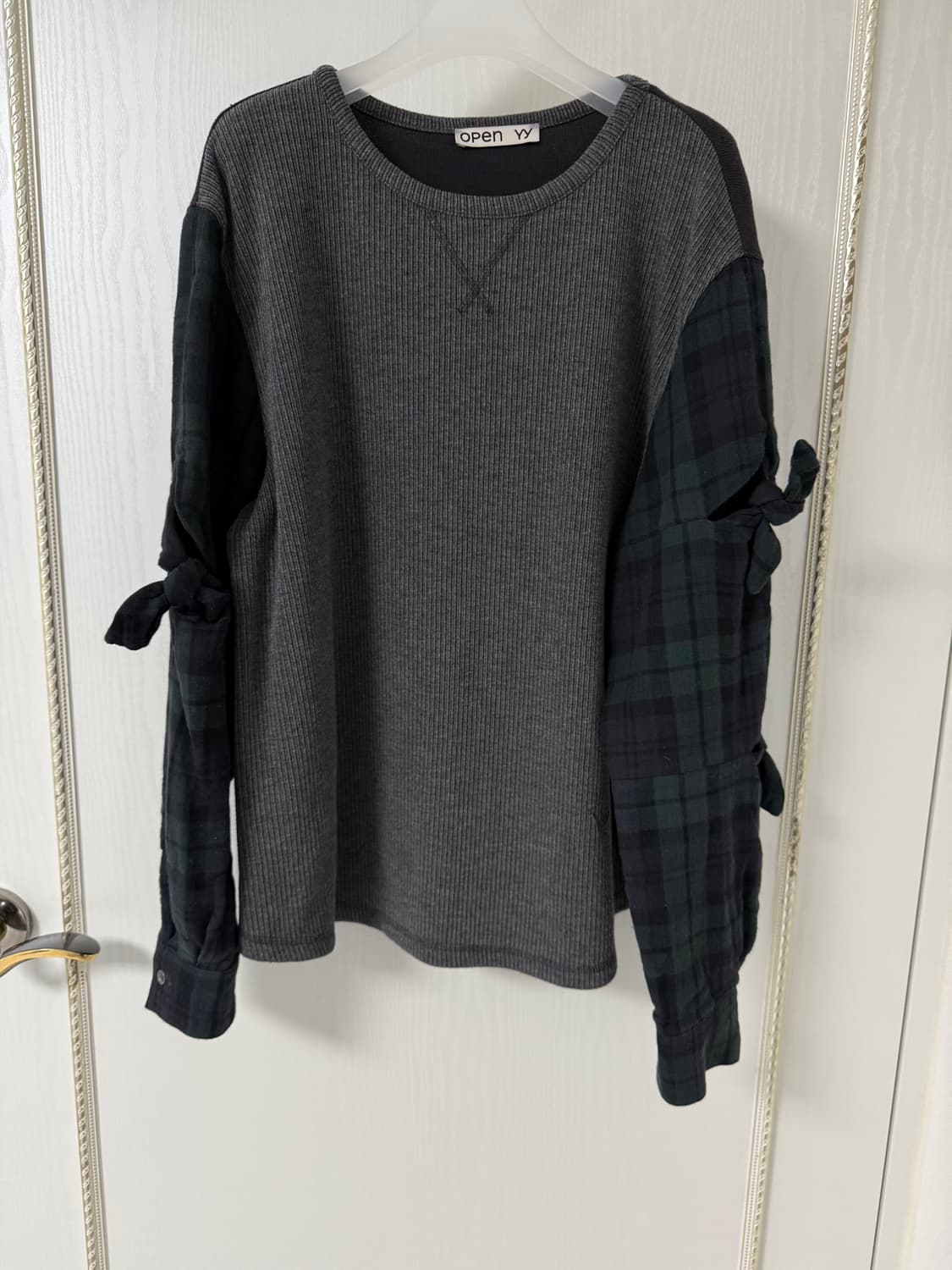 오픈와이와이 openyy 셔츠 슬리브 탑 상품이미지2