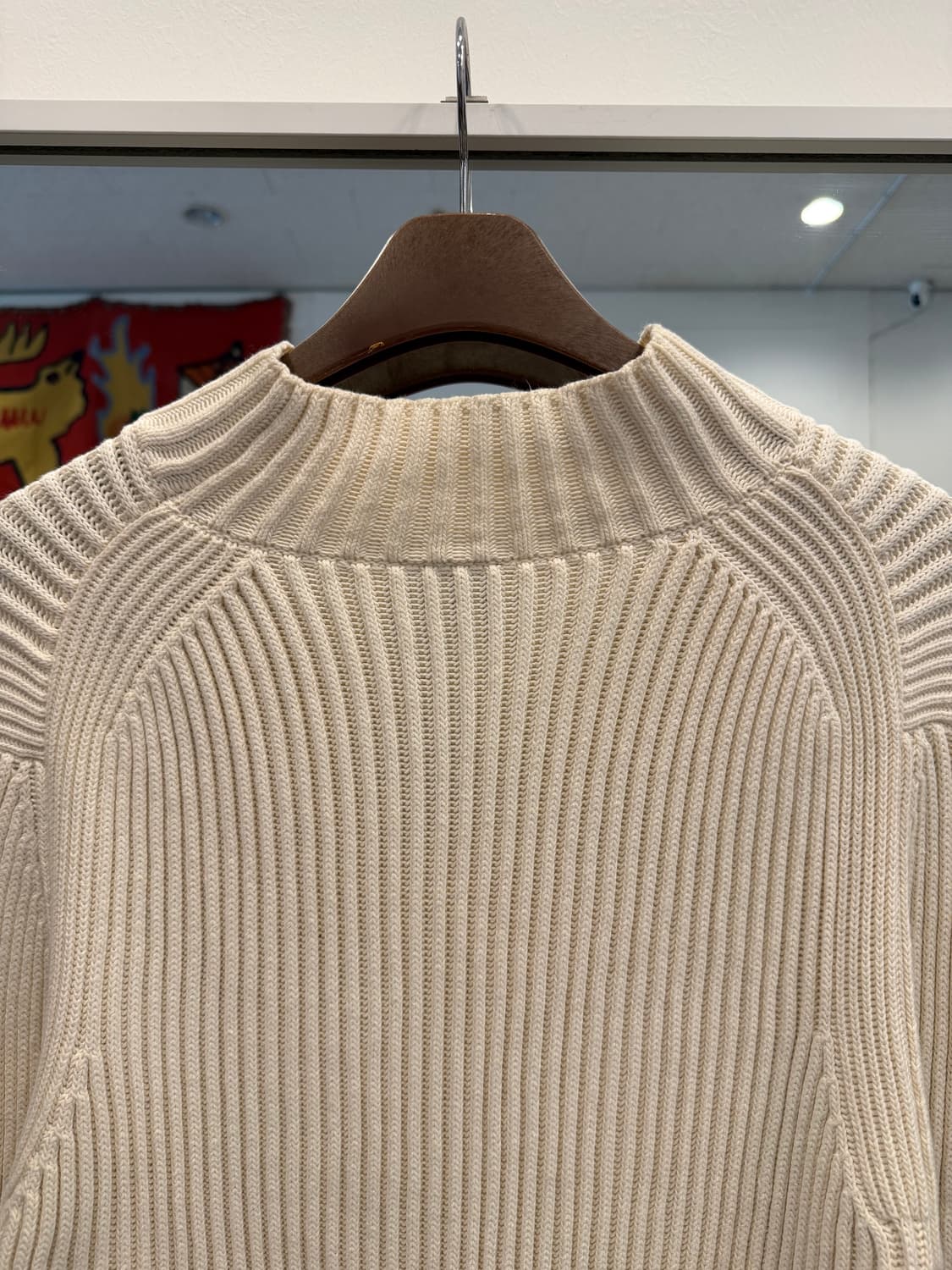 90-00s Polo Jeans 폴로 진스 리브드 터틀넥 니트 상품이미지5