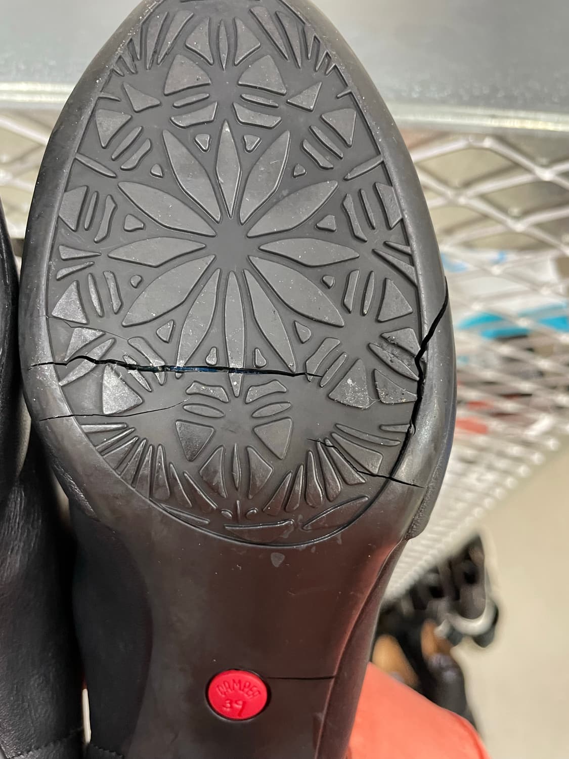 캠퍼 레더 펌프스 블랙 39 상품이미지7