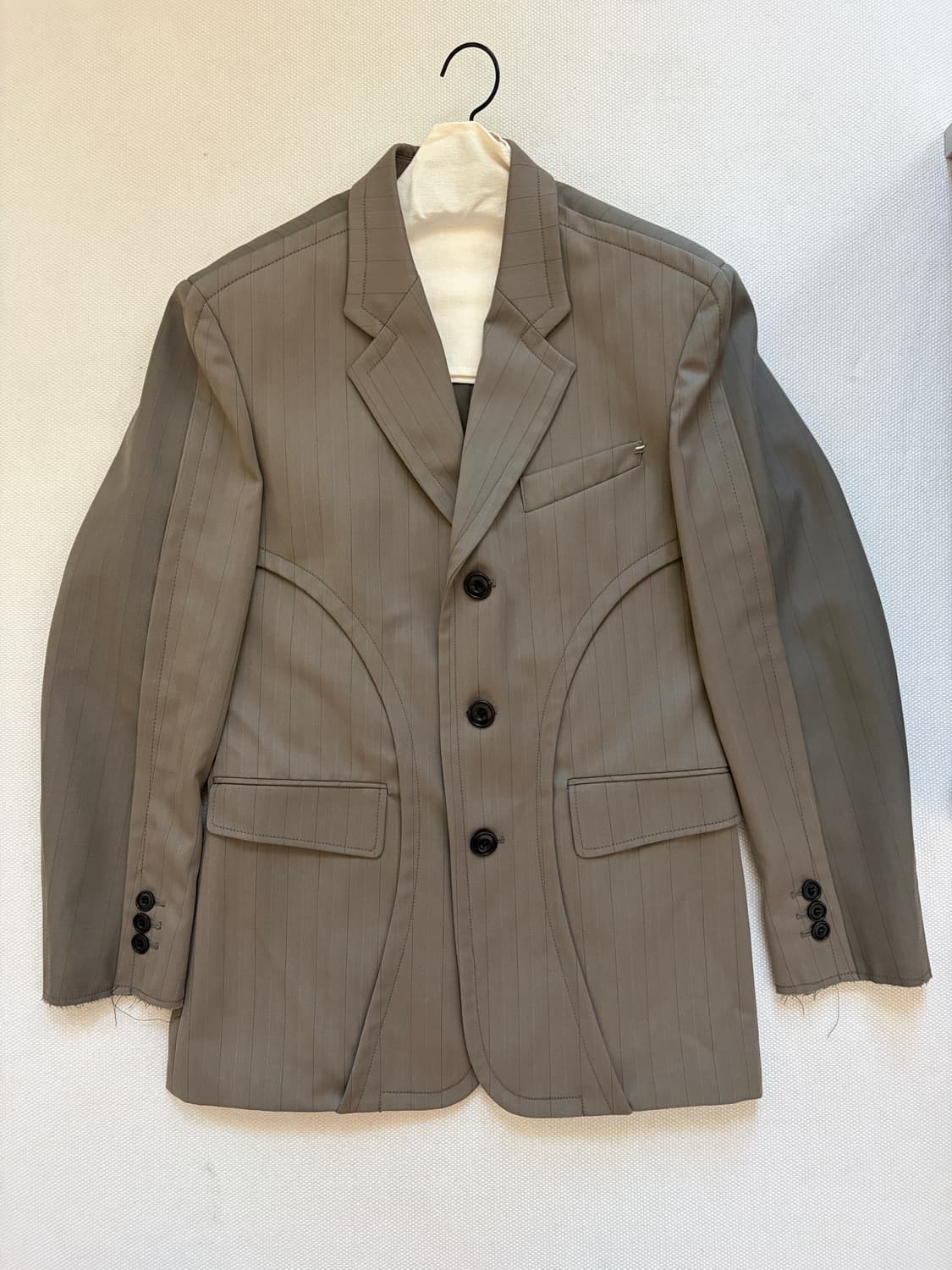 앤더슨벨 콘트라스트 오버핏 자켓 s (실측 사이즈 L) 상품이미지1