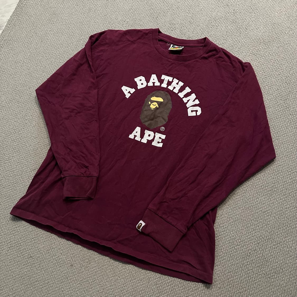 베이프 (Bape) 칼리지 롱슬리브 L 상품이미지3