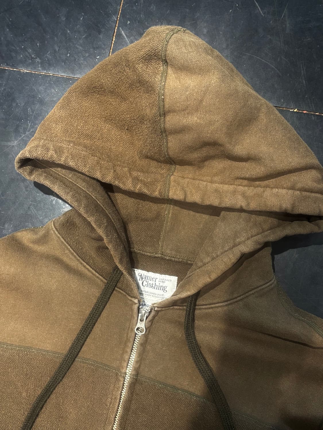네이머클로딩 후드집업 카키 L 상품이미지2