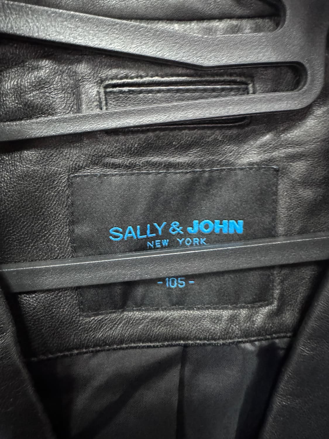 샐리앤존 SALLY & JONH 고급 블랙 양가죽 자켓 105 상품이미지3