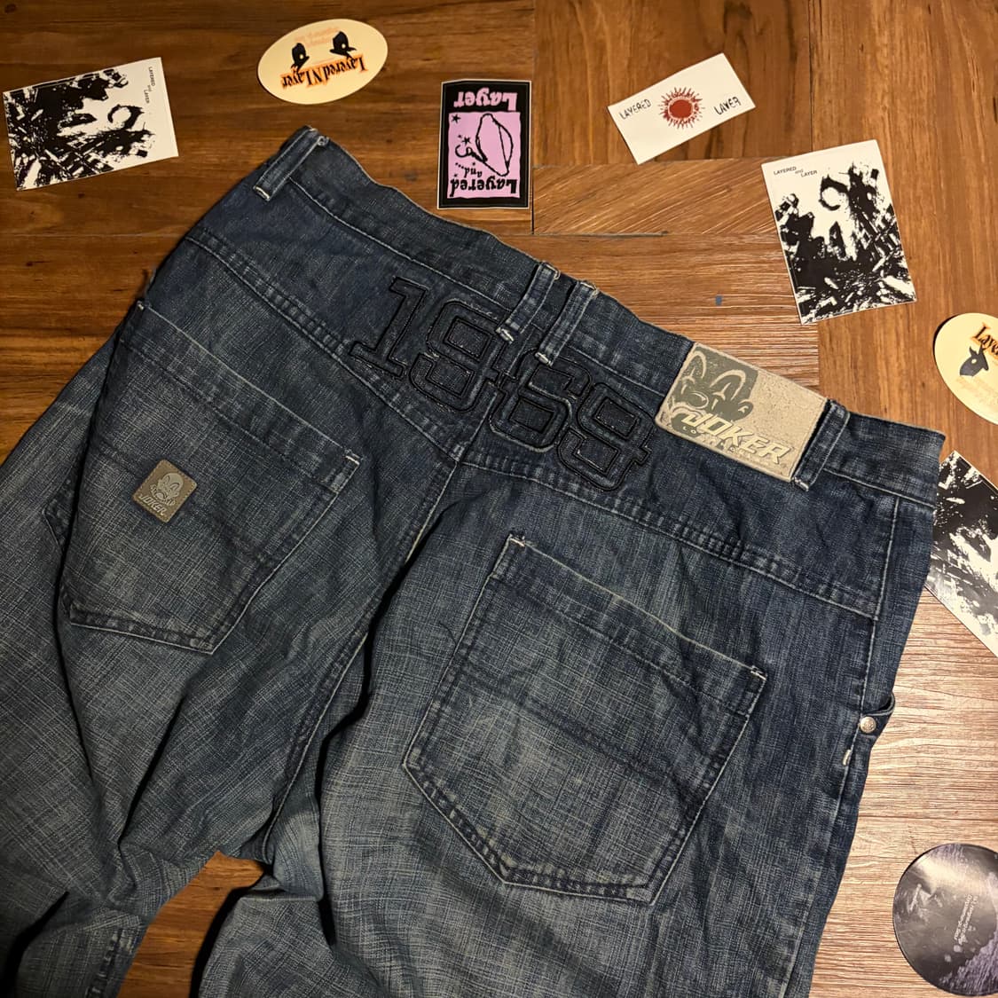00s Joker wide washed denim pants 상품이미지7