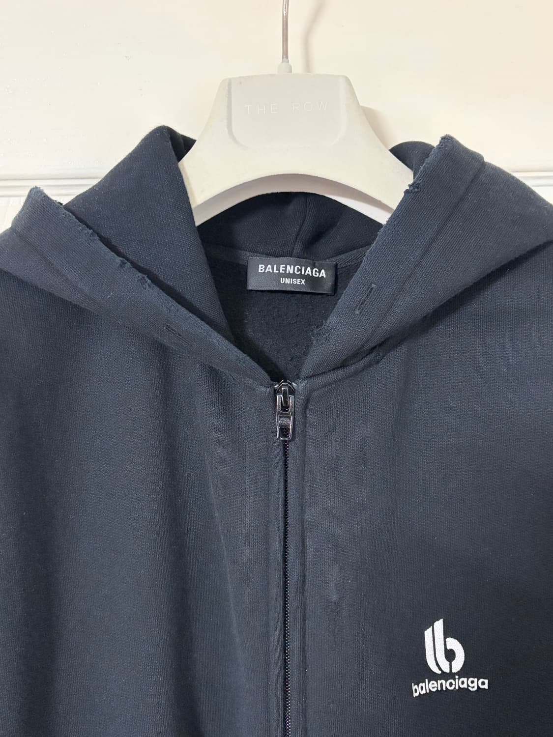 (3) 발렌시아가 틱톡 로고 후드 집업 블랙 상품이미지2