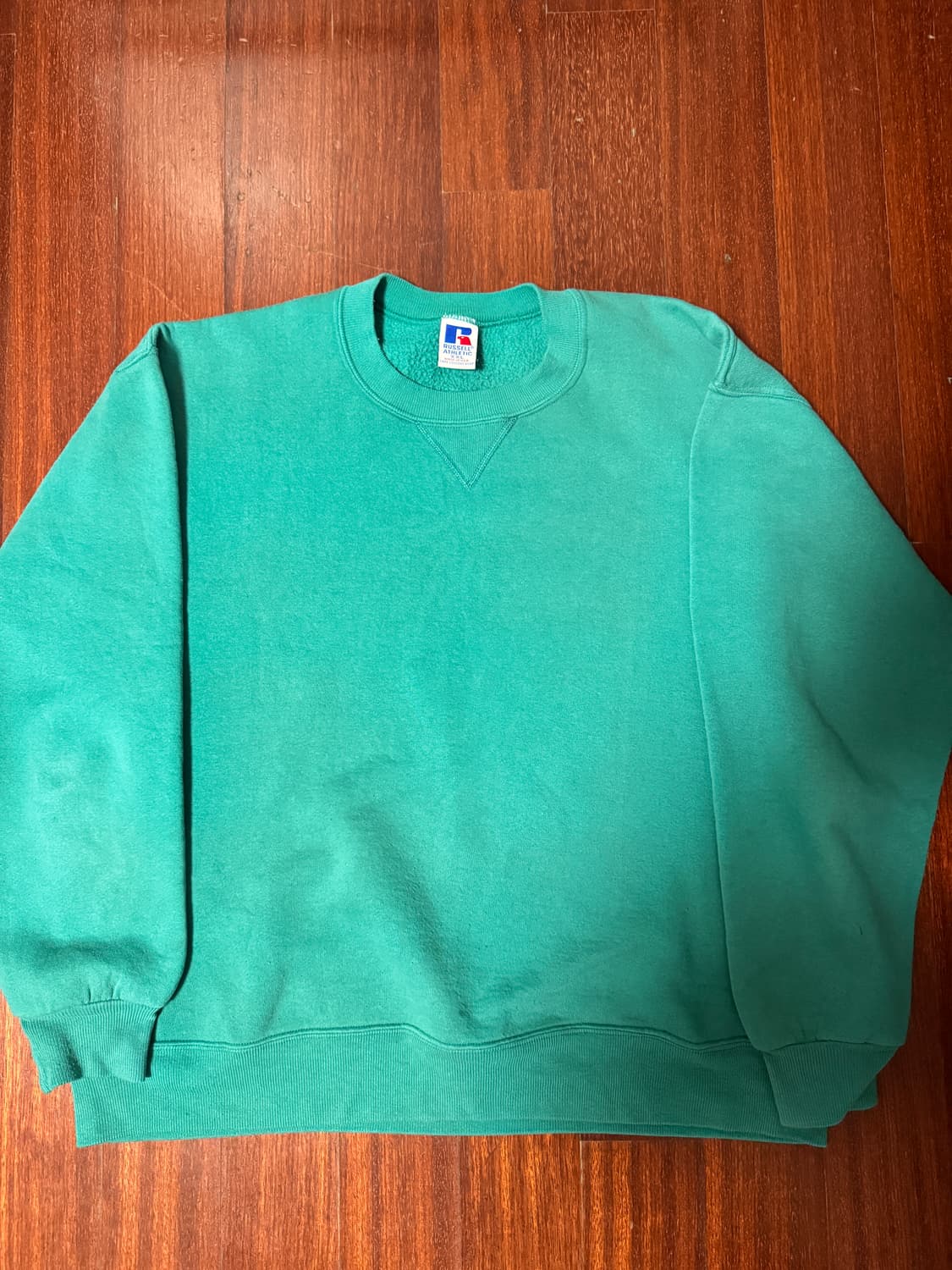 [XXL] 90s 러셀 에메랄드 그린 스웻셔츠 상품이미지1