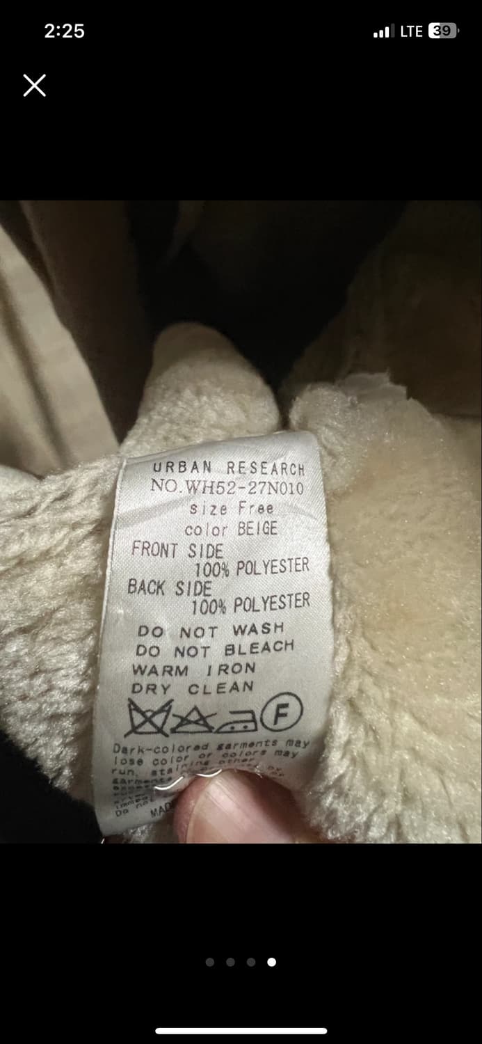 어반리서치 여성용 후드 무스탕 롱코트( Free 사이즈 ) 상품이미지4