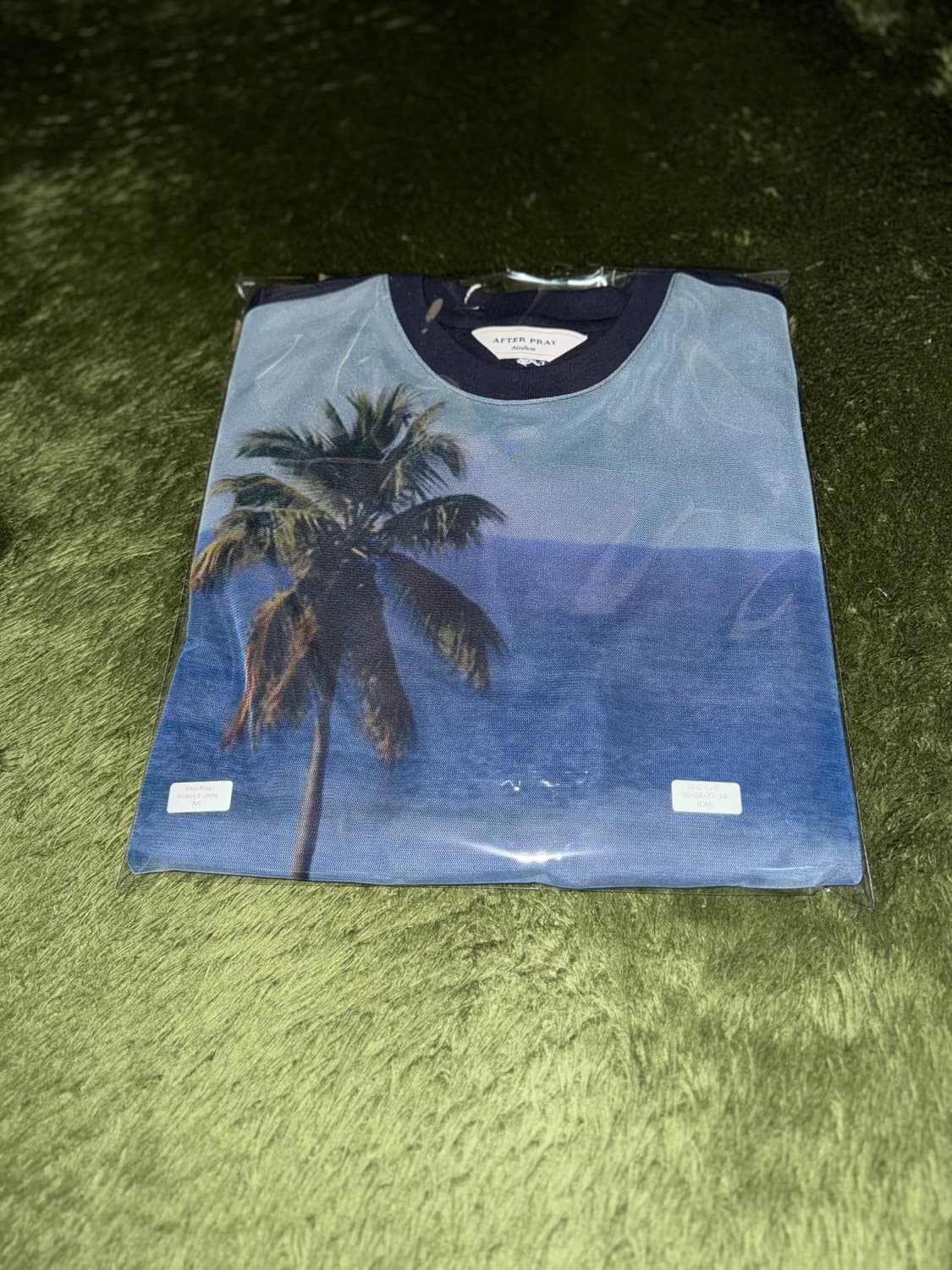 [M] AFTER PRAY 애프터프레이 풀 프린트 메쉬 레이어 티셔츠 상품이미지10