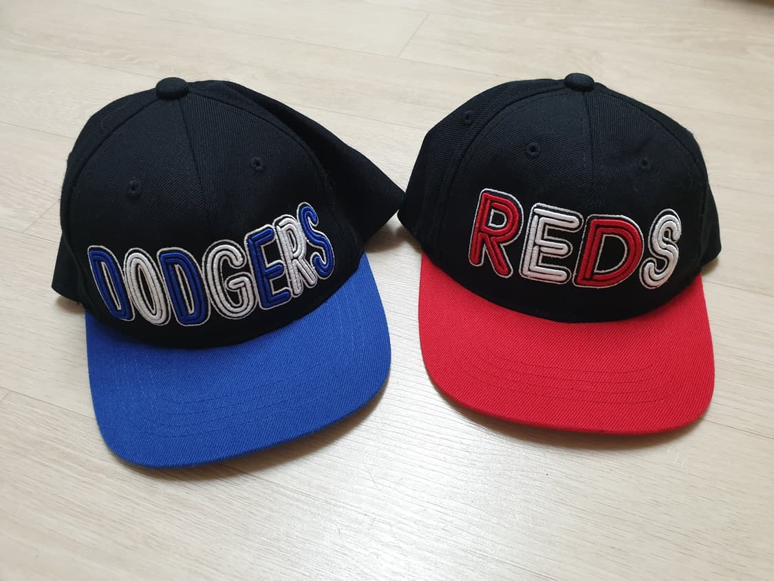 MLB 다저스/REDS 어린이 야구모자 일괄 상품이미지1