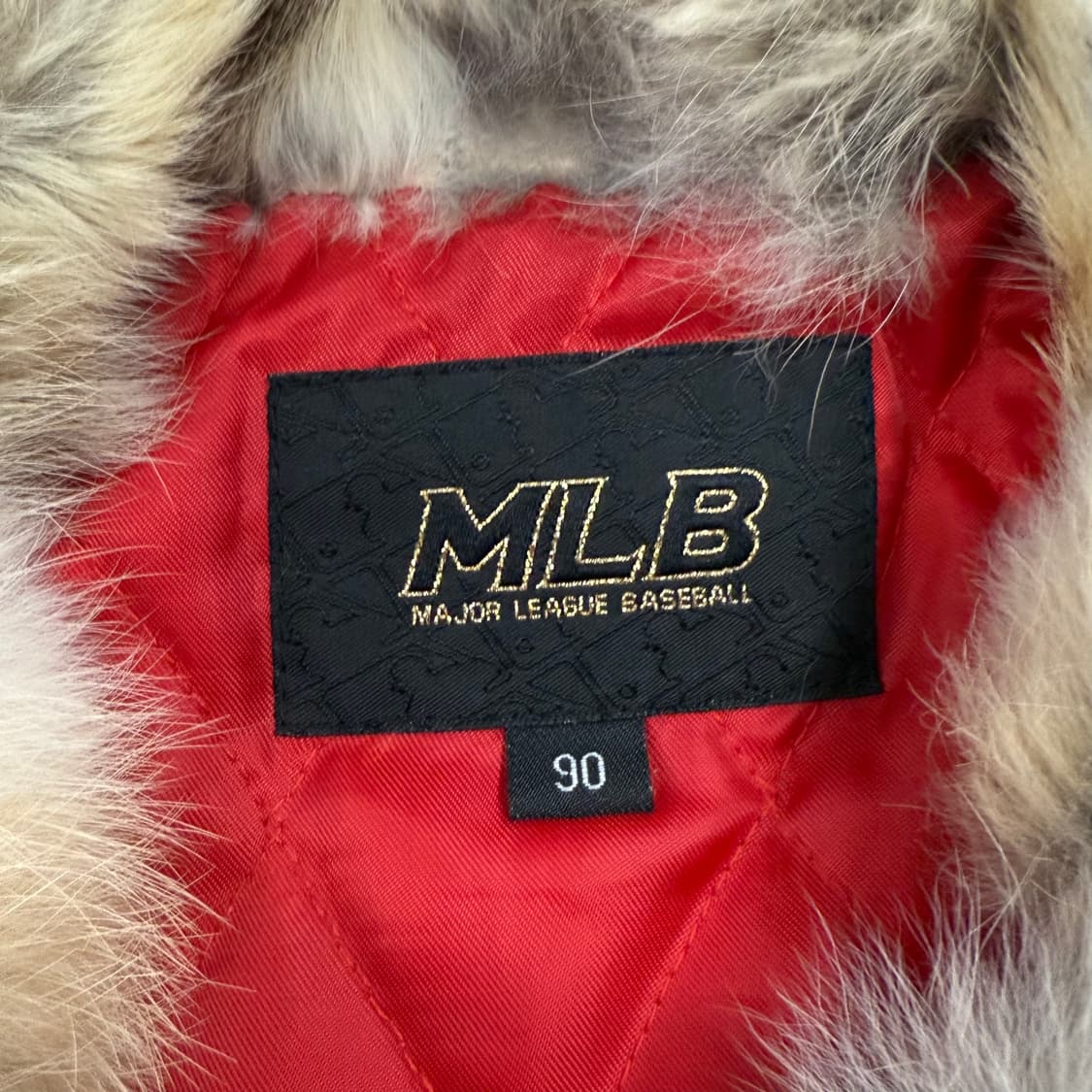 엠엘비 레드 체크 양털 카라 자켓 90 상품이미지5