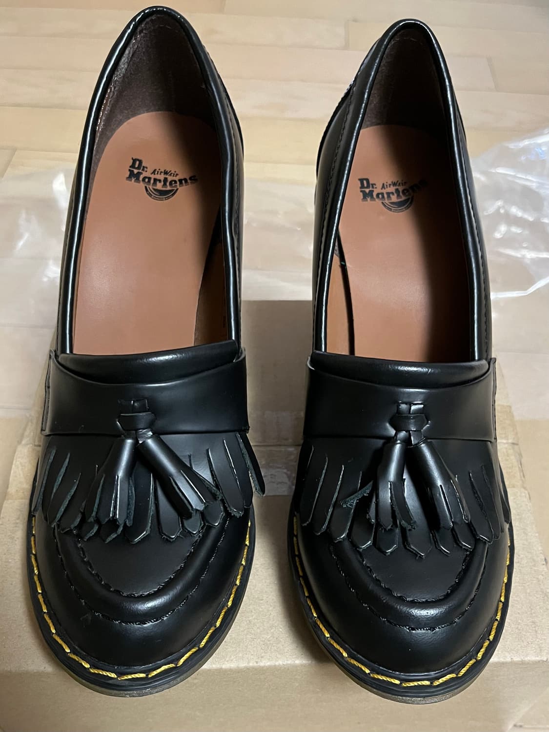 닥터마틴 태슬 힐 구두 로마 로퍼 아드리안 235 uk4 블랙 상품이미지2