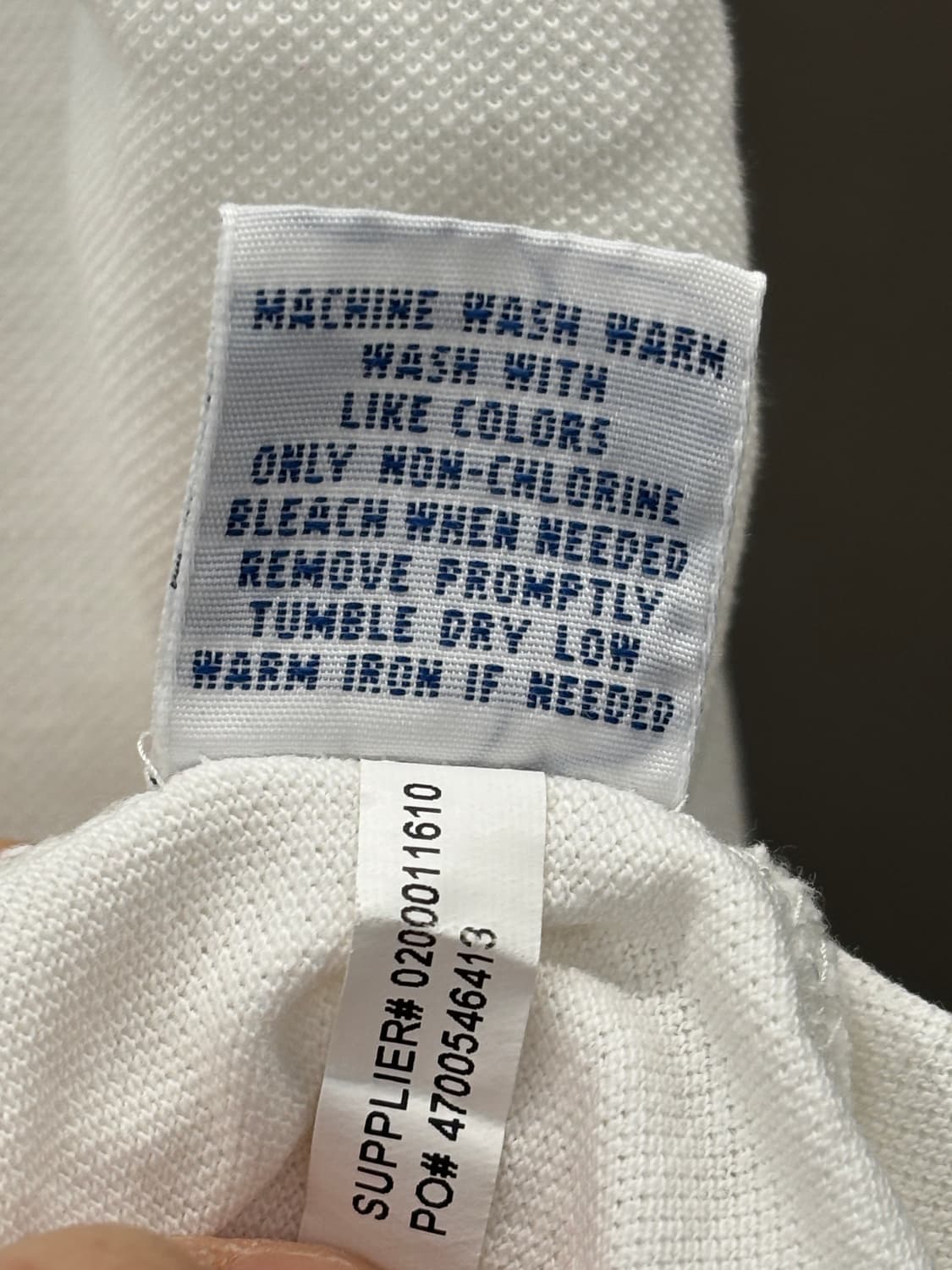 폴로 랄프로렌 화이트 반팔 카라티 M 상품이미지7