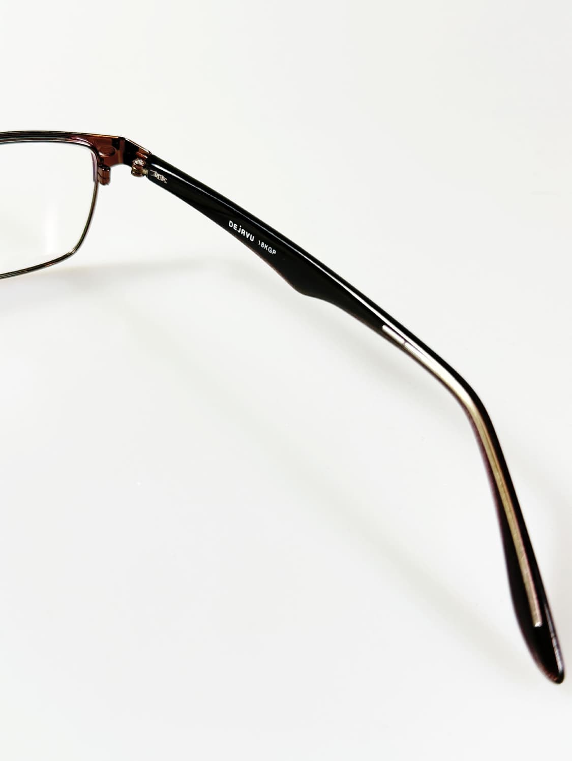 DEJAVU 슬림 스퀘어 메탈 프레임 빈티지 안경 상품이미지6