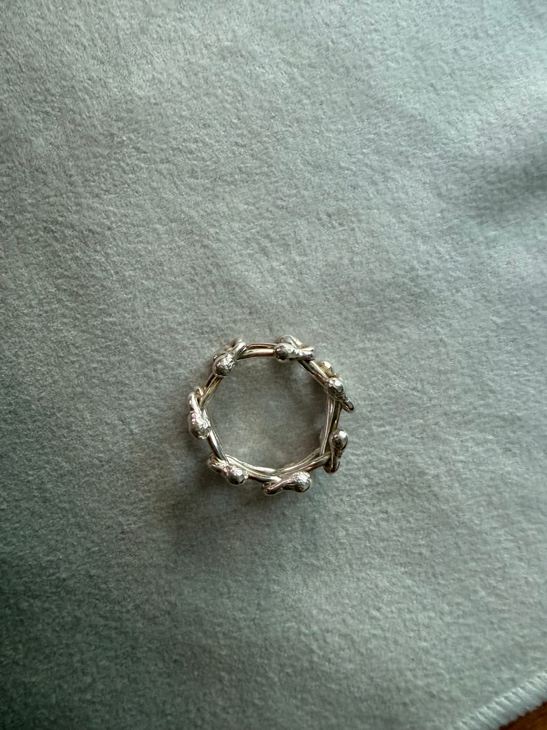 샵아모멘토 반야순다리 Link Ring / Skinny, Silver 7 상품이미지6