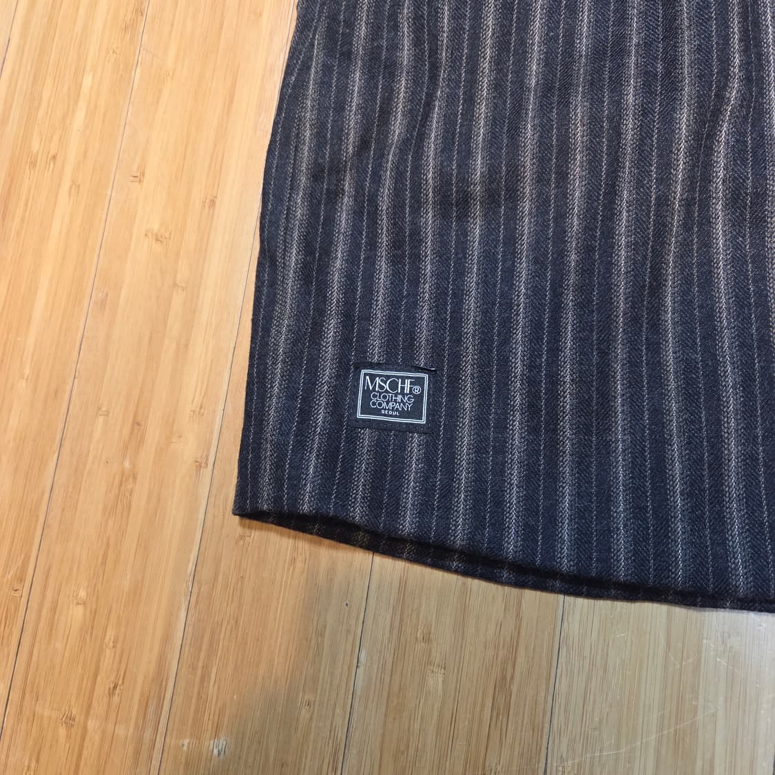 미스치프 스트라이프 베스트 & 스커트 셋업 (M) 상품이미지7