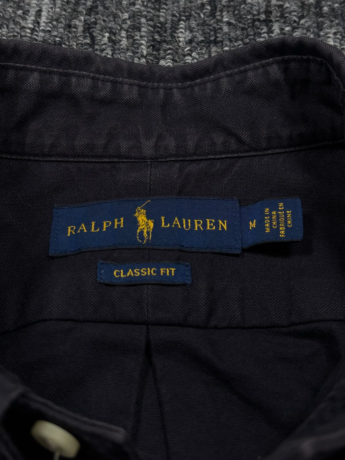 폴로 클래식 핏 네이비 셔츠 상품이미지5