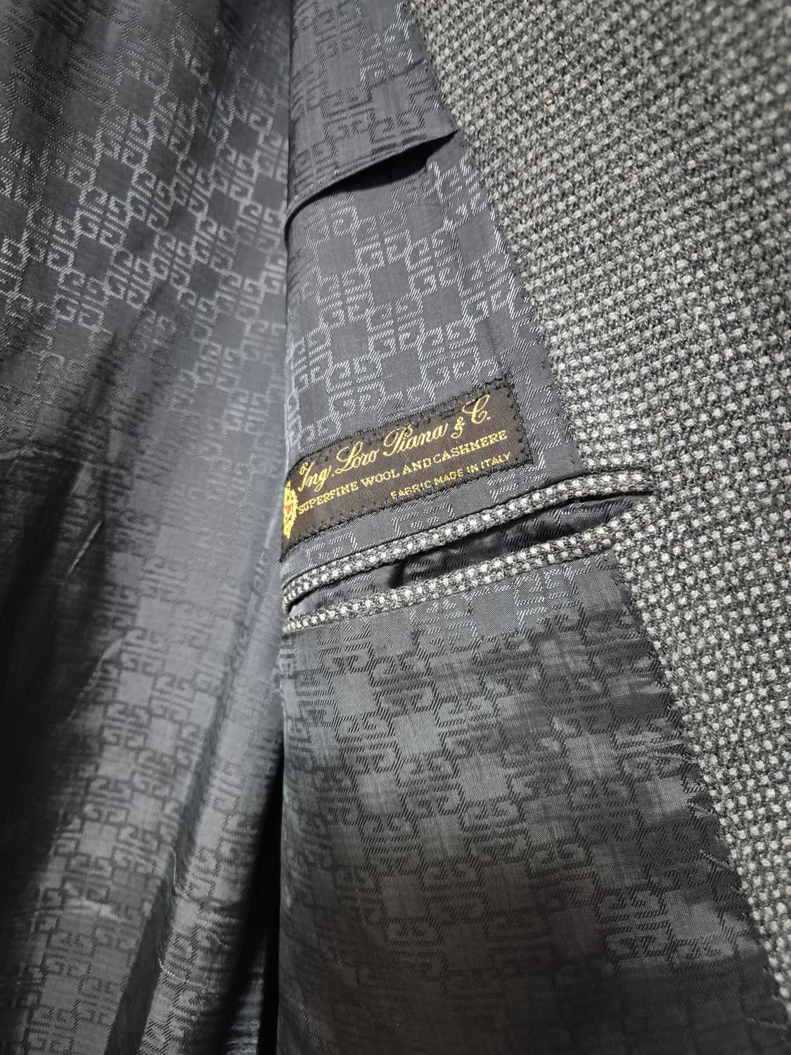 (정품) 지방시 이태리 로로피아나 캐시미어 자켓 블레이져 52 상품이미지7